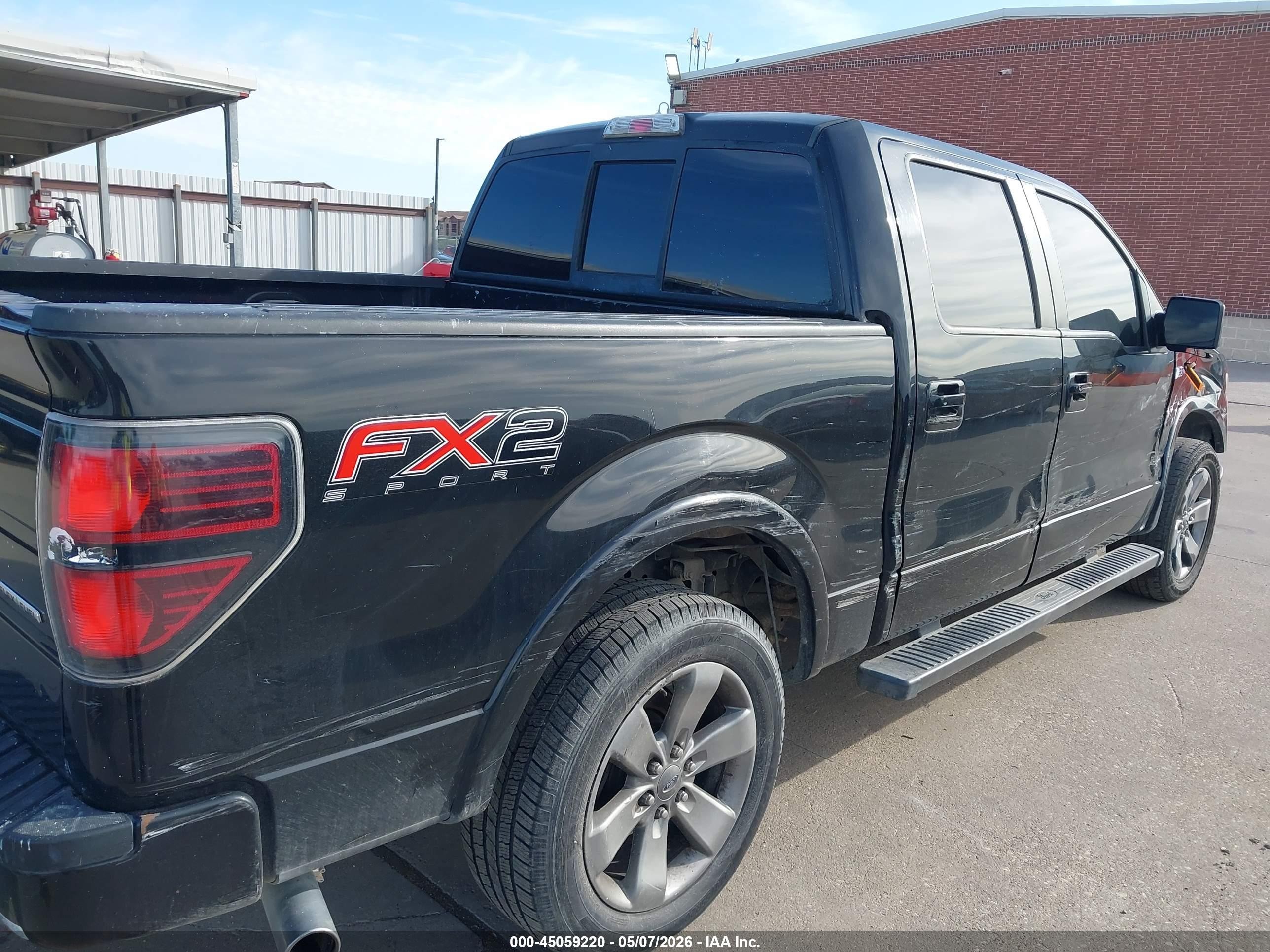 2013 Ford F-150 Fx2 Black vin: 1FTFW1CF9DKD55788