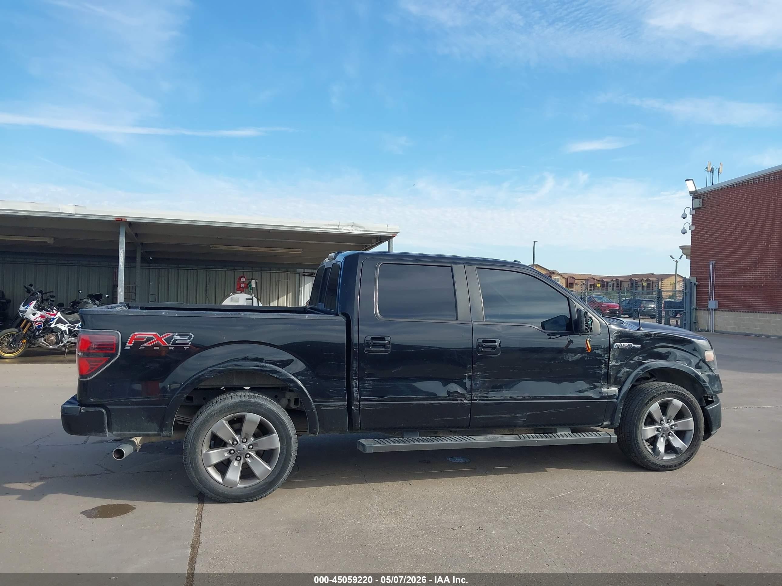 2013 Ford F-150 Fx2 Black vin: 1FTFW1CF9DKD55788