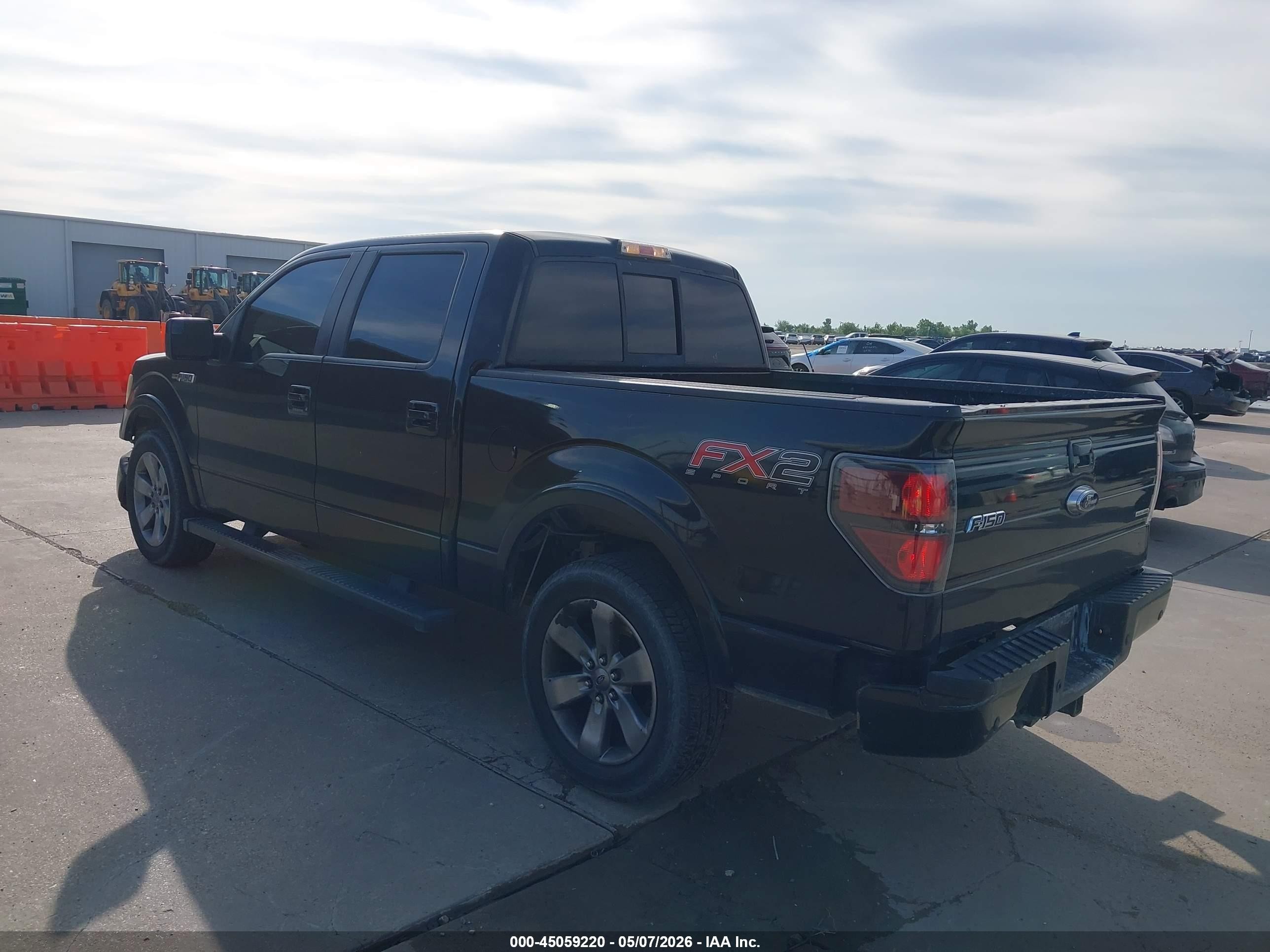 2013 Ford F-150 Fx2 Black vin: 1FTFW1CF9DKD55788