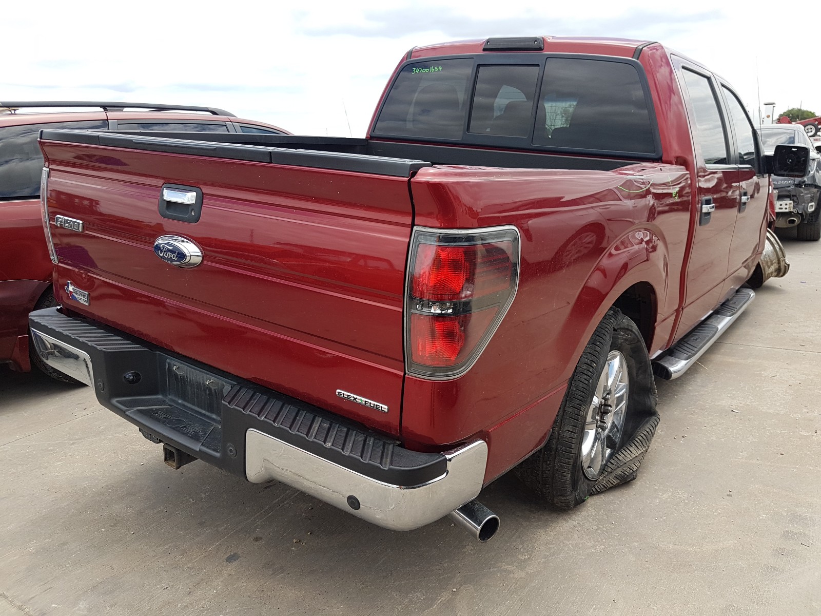2013 Ford F150 Supercrew Maroon vin: 1FTFW1CF9DKE38993