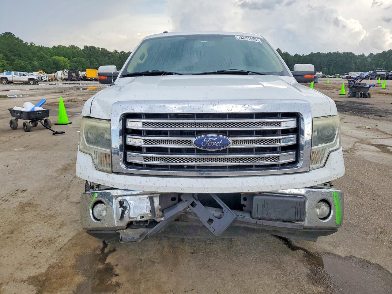 2013 Ford F150 Supercrew White vin: 1FTFW1CF9DKF46241