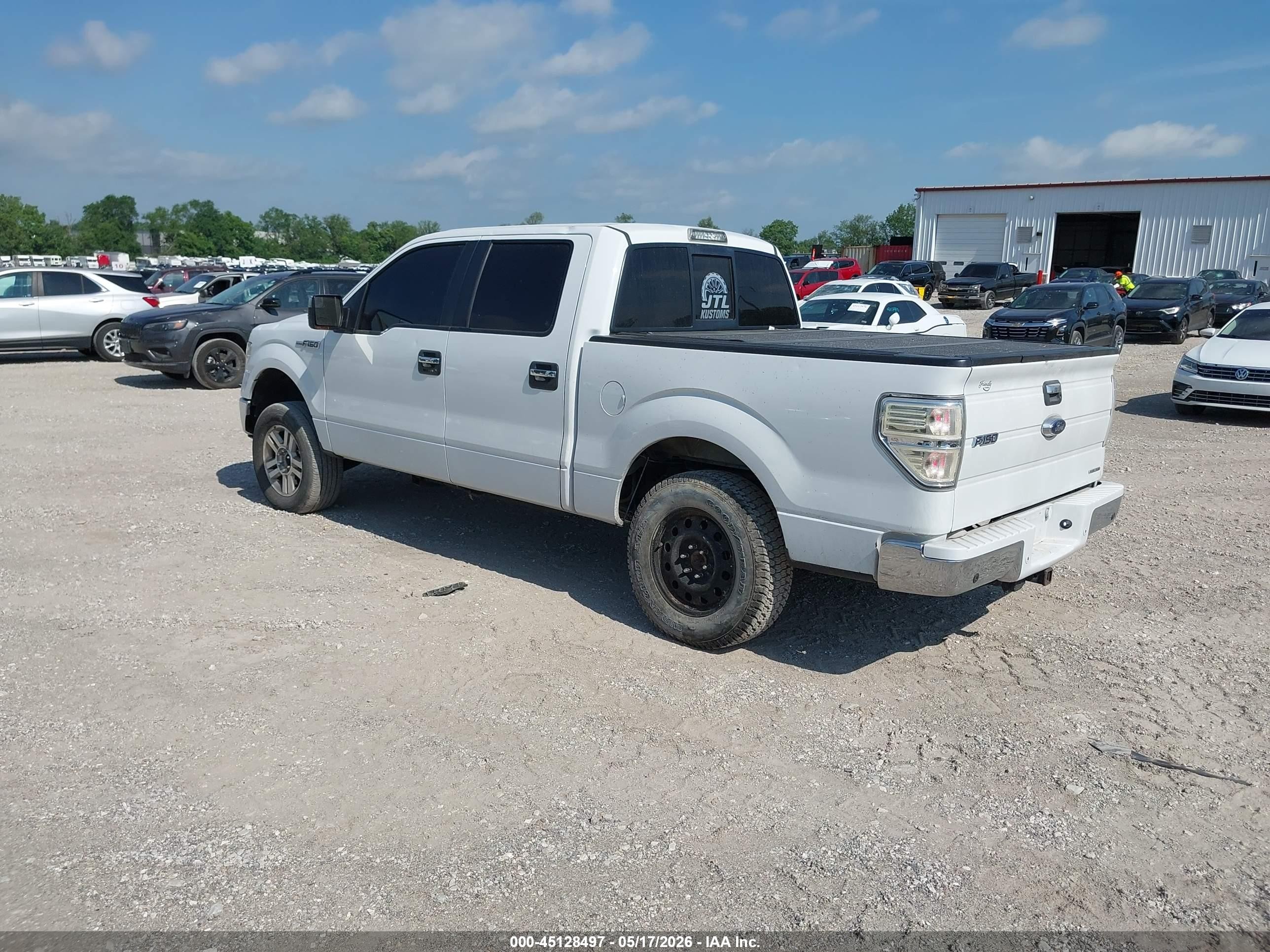 2013 Ford F-150 Xlt White vin: 1FTFW1CF9DKG49210