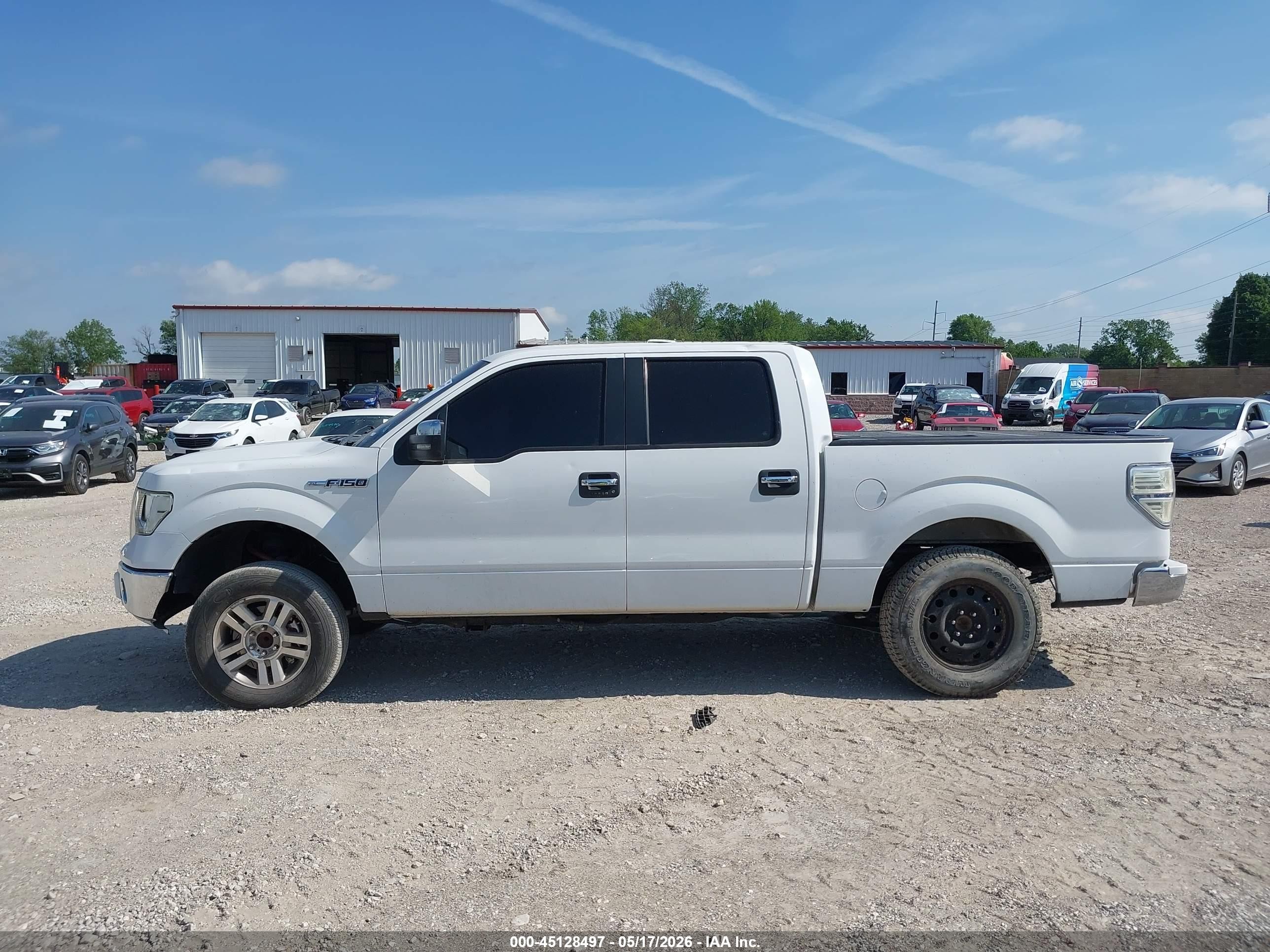 2013 Ford F-150 Xlt White vin: 1FTFW1CF9DKG49210