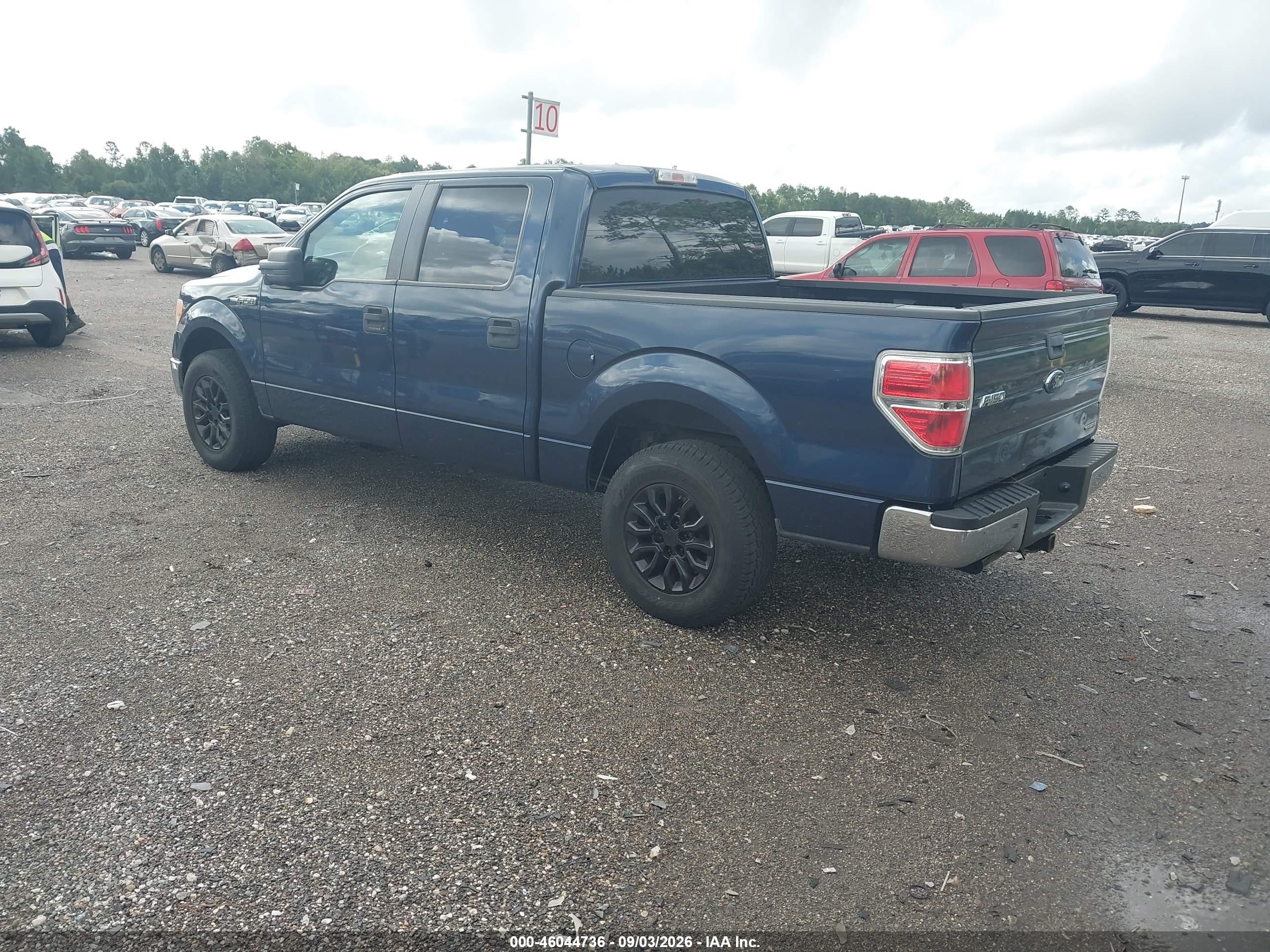 2014 Ford F-150 Xlt Blue vin: 1FTFW1CF9EFA94480
