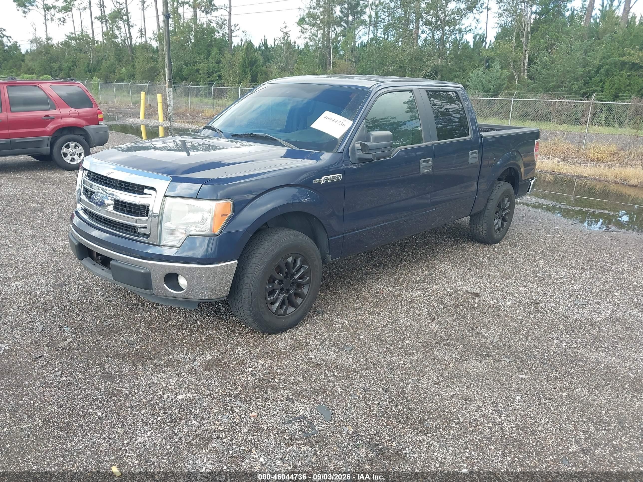 2014 Ford F-150 Xlt Blue vin: 1FTFW1CF9EFA94480