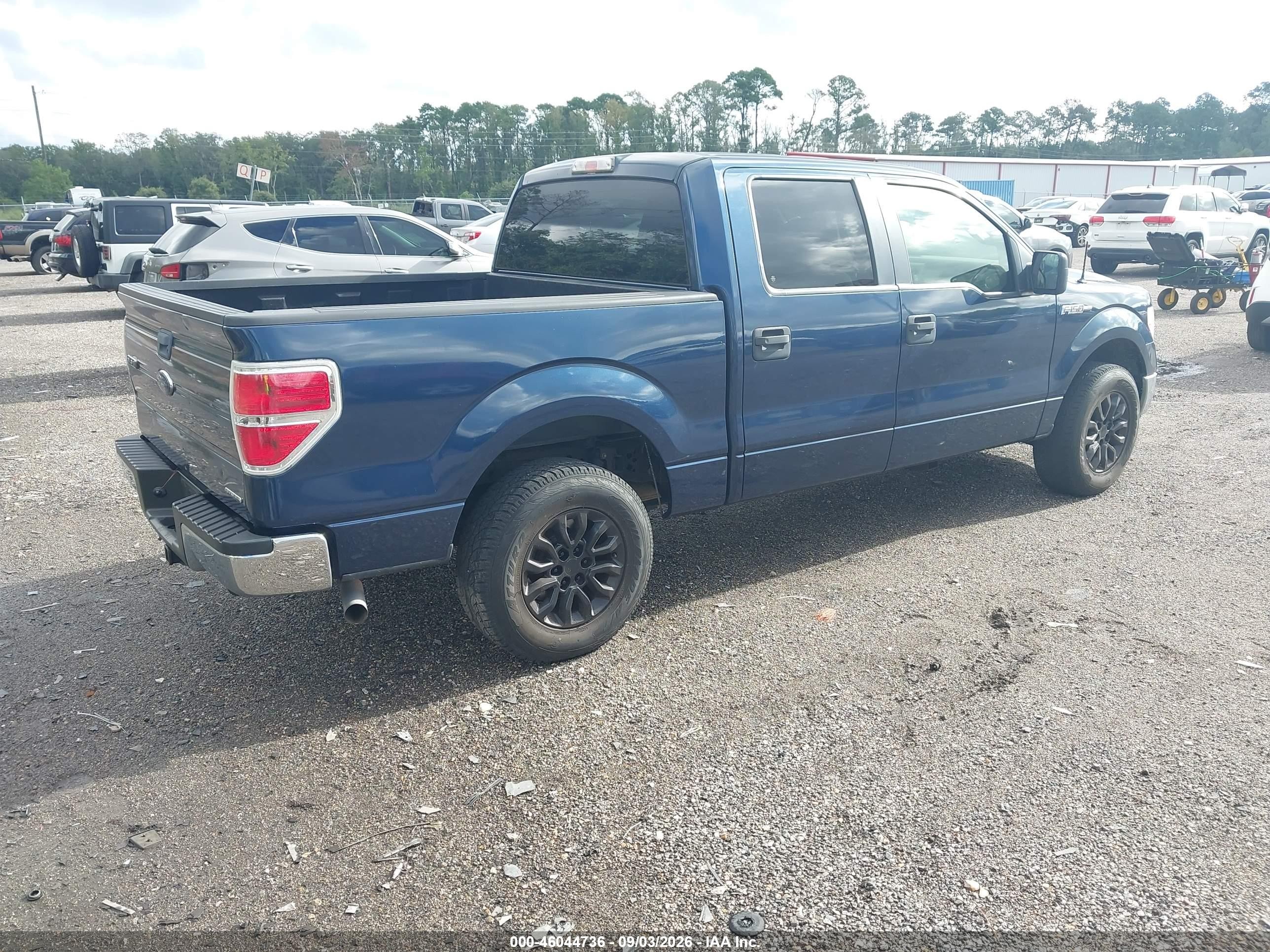 2014 Ford F-150 Xlt Blue vin: 1FTFW1CF9EFA94480