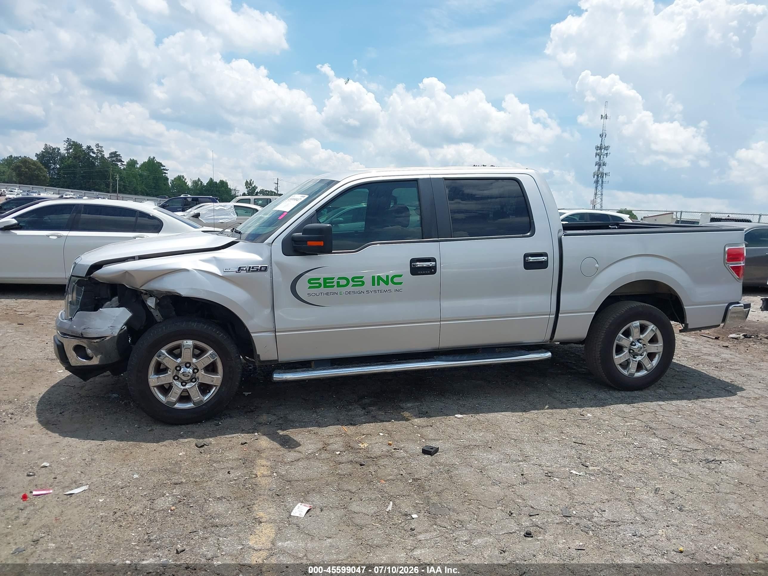 2014 Ford F-150 Xlt Silver vin: 1FTFW1CF9EKE62681