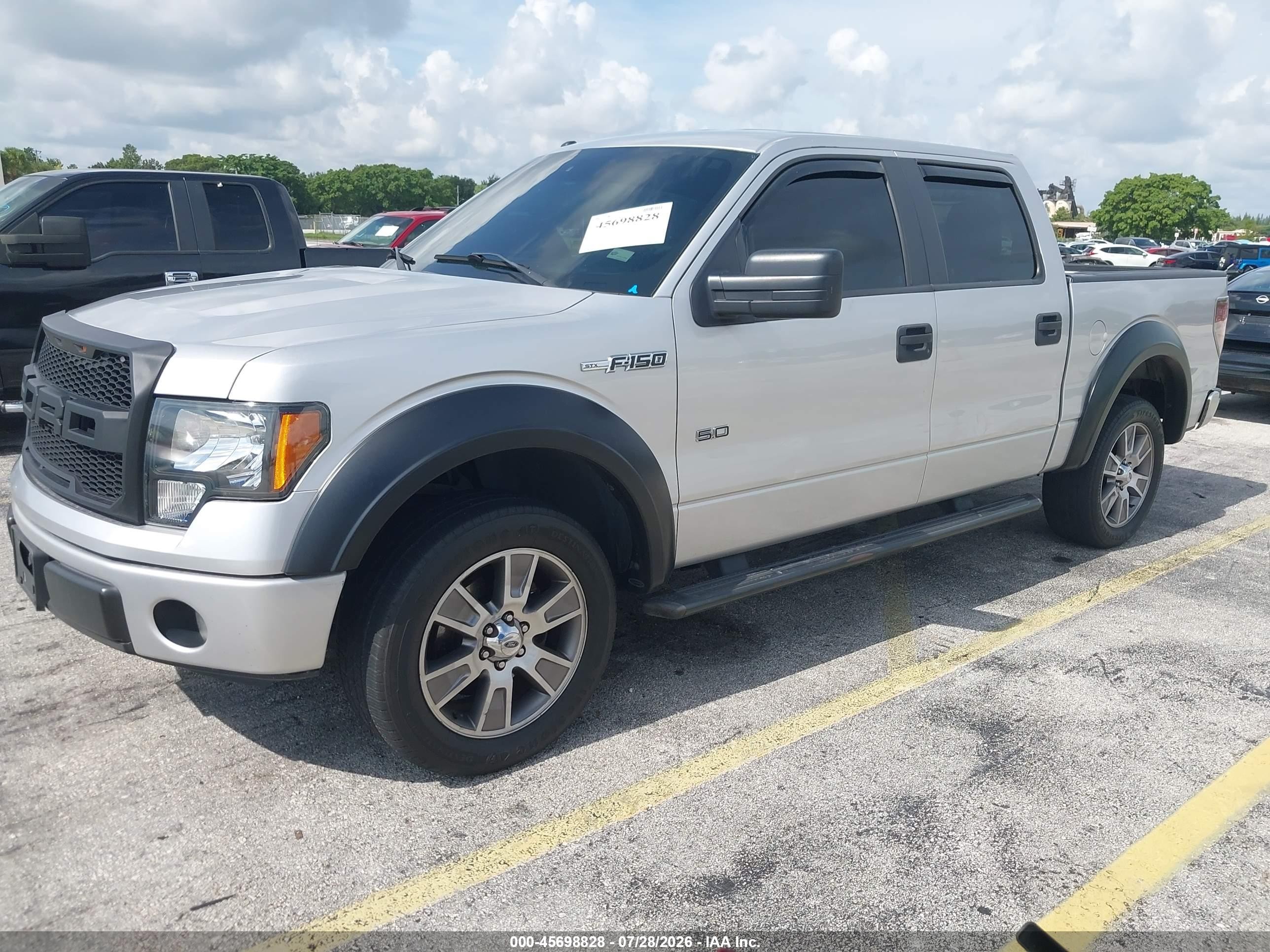 2014 Ford F-150 Stx Silver vin: 1FTFW1CF9EKF33264