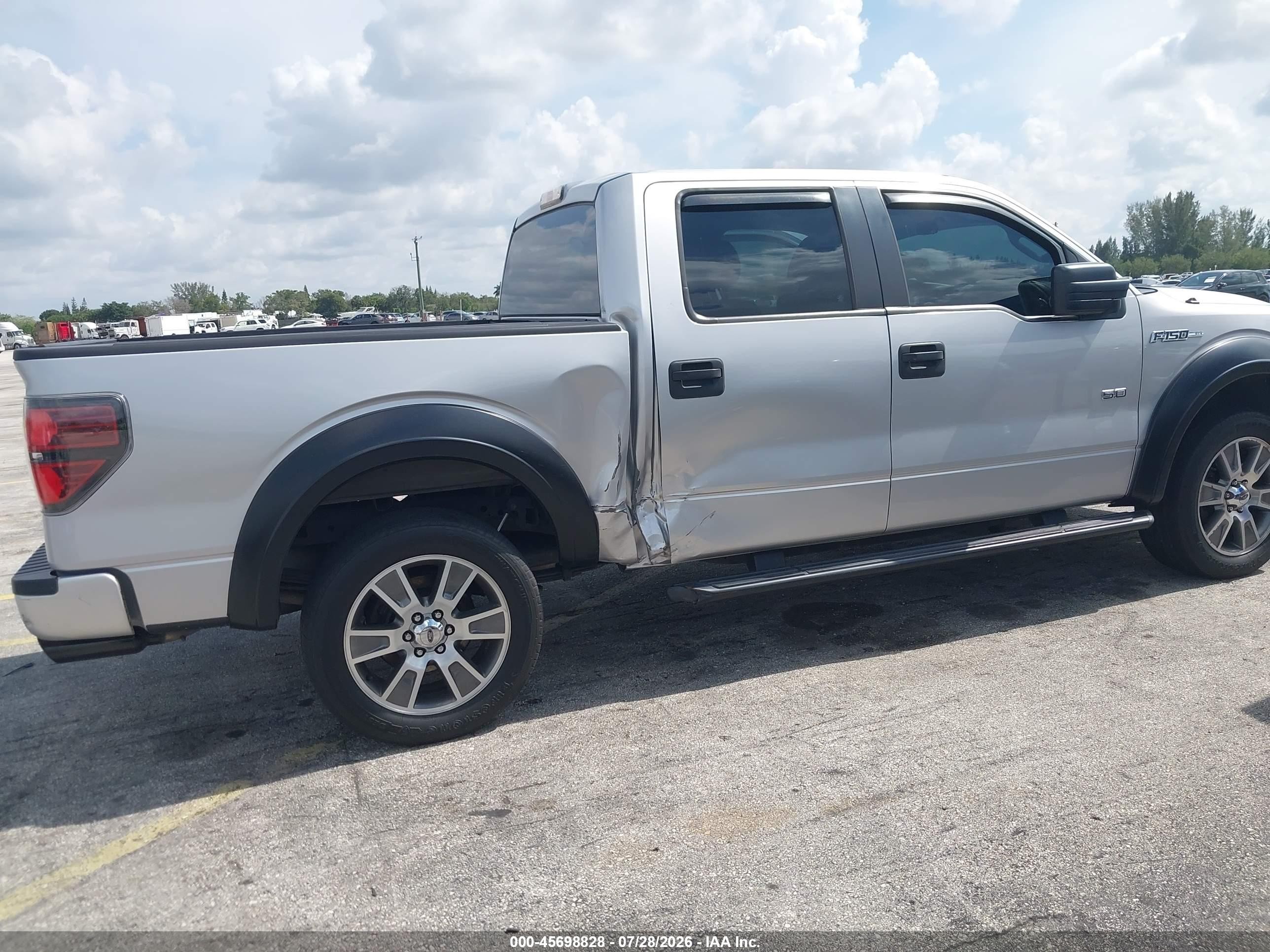 2014 Ford F-150 Stx Silver vin: 1FTFW1CF9EKF33264