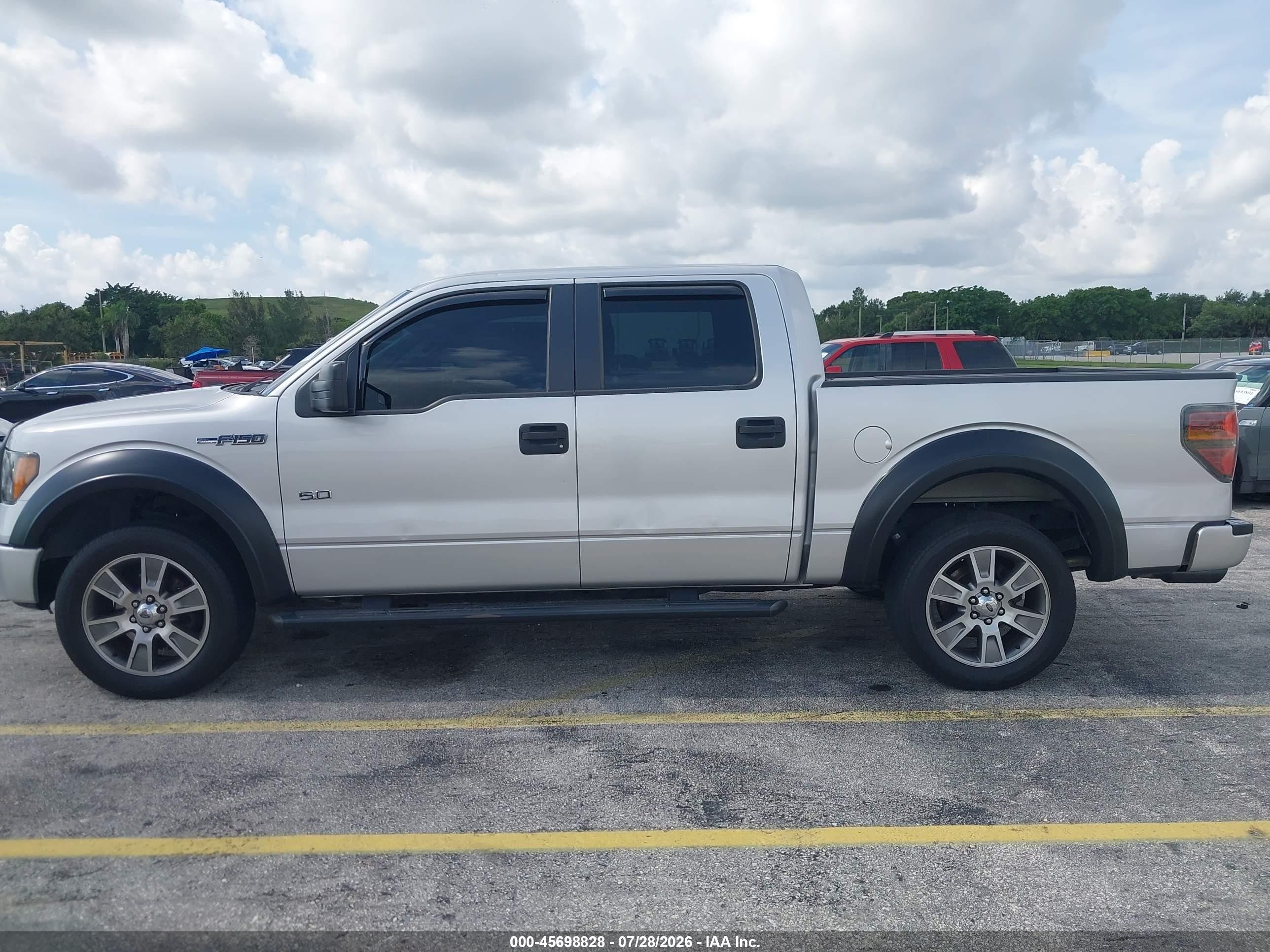 2014 Ford F-150 Stx Silver vin: 1FTFW1CF9EKF33264