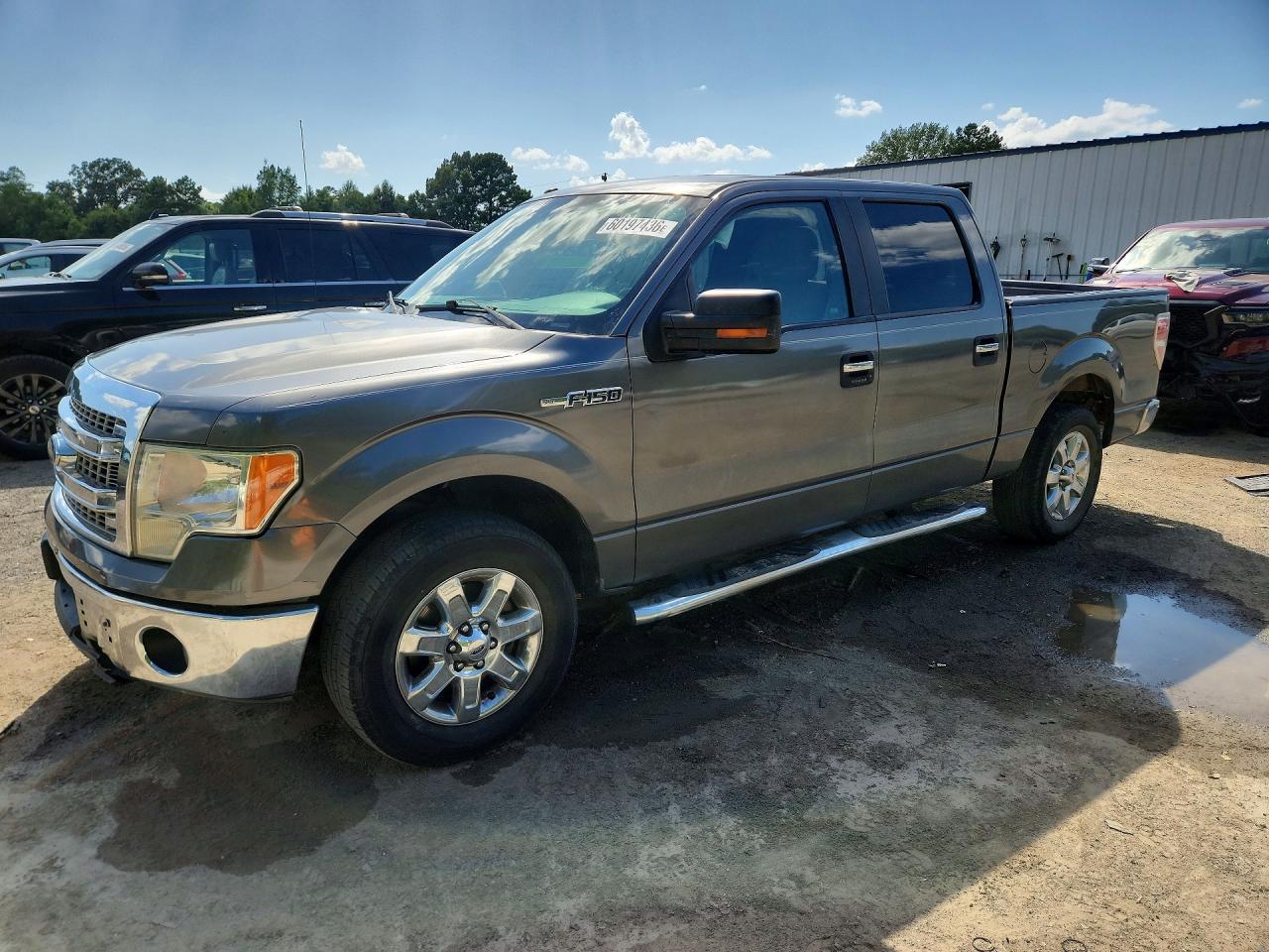 2014 Ford F150 Supercrew Gray vin: 1FTFW1CF9EKF87180