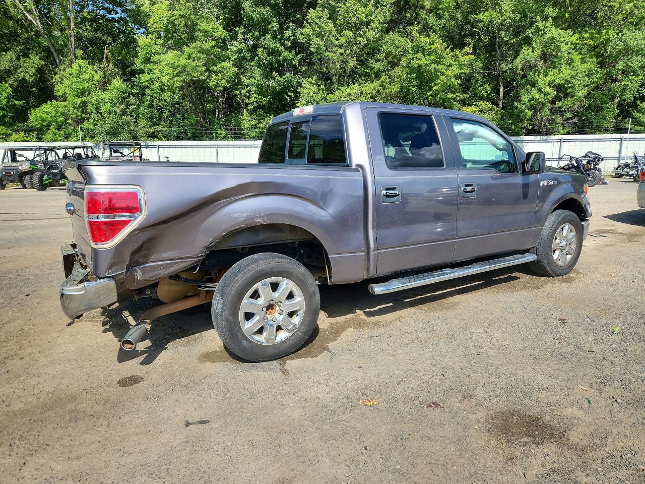 2014 Ford F150 Supercrew Gray vin: 1FTFW1CF9EKF87180