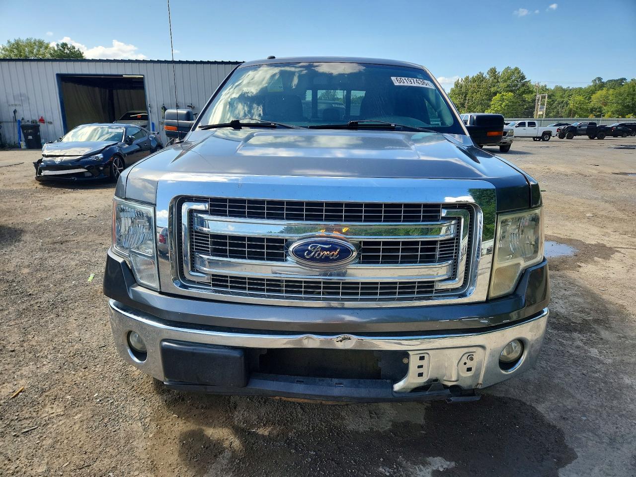 2014 Ford F150 Supercrew Gray vin: 1FTFW1CF9EKF87180