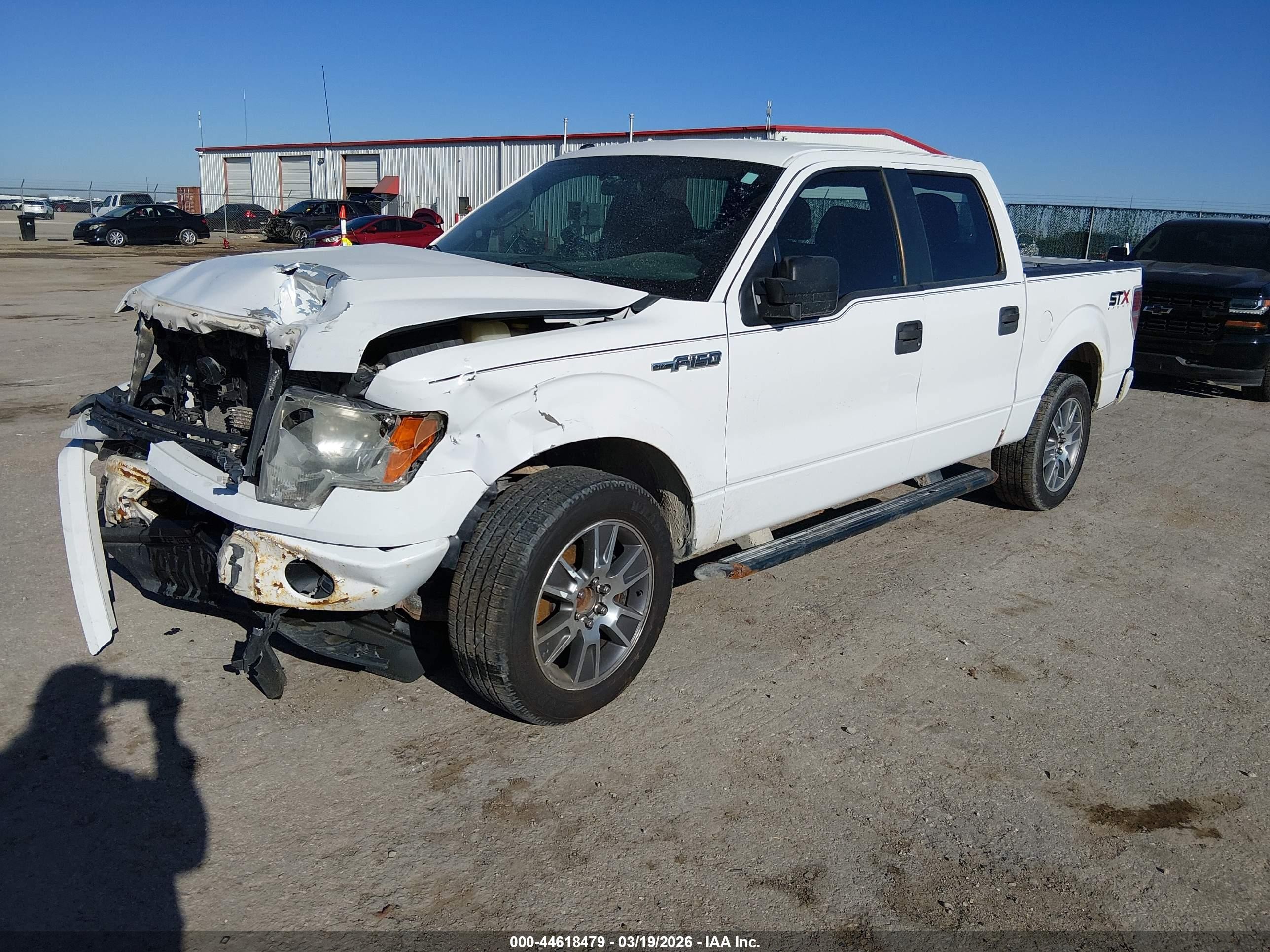 2014 Ford F-150 Stx White vin: 1FTFW1CF9EKG31131
