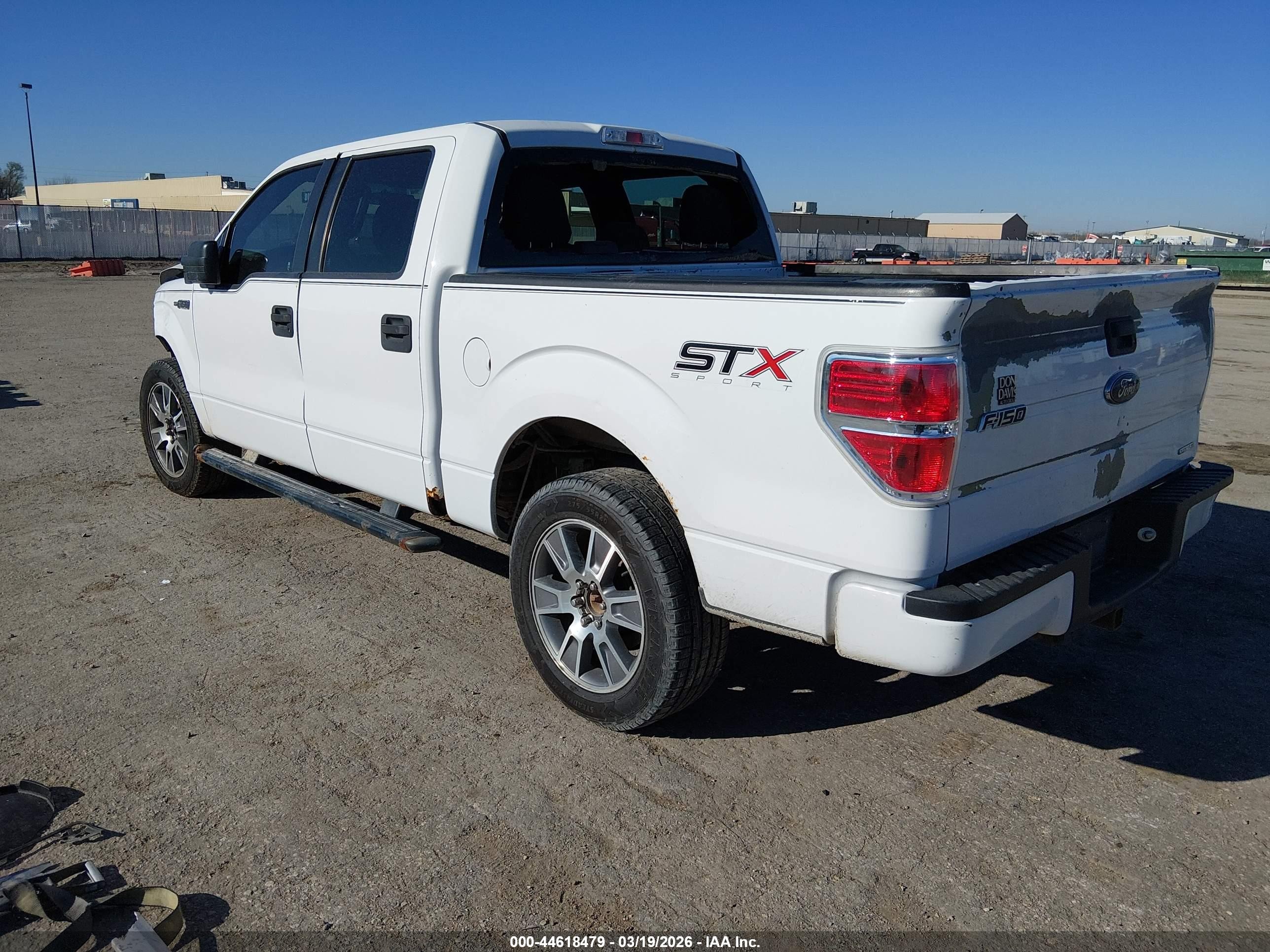 2014 Ford F-150 Stx White vin: 1FTFW1CF9EKG31131