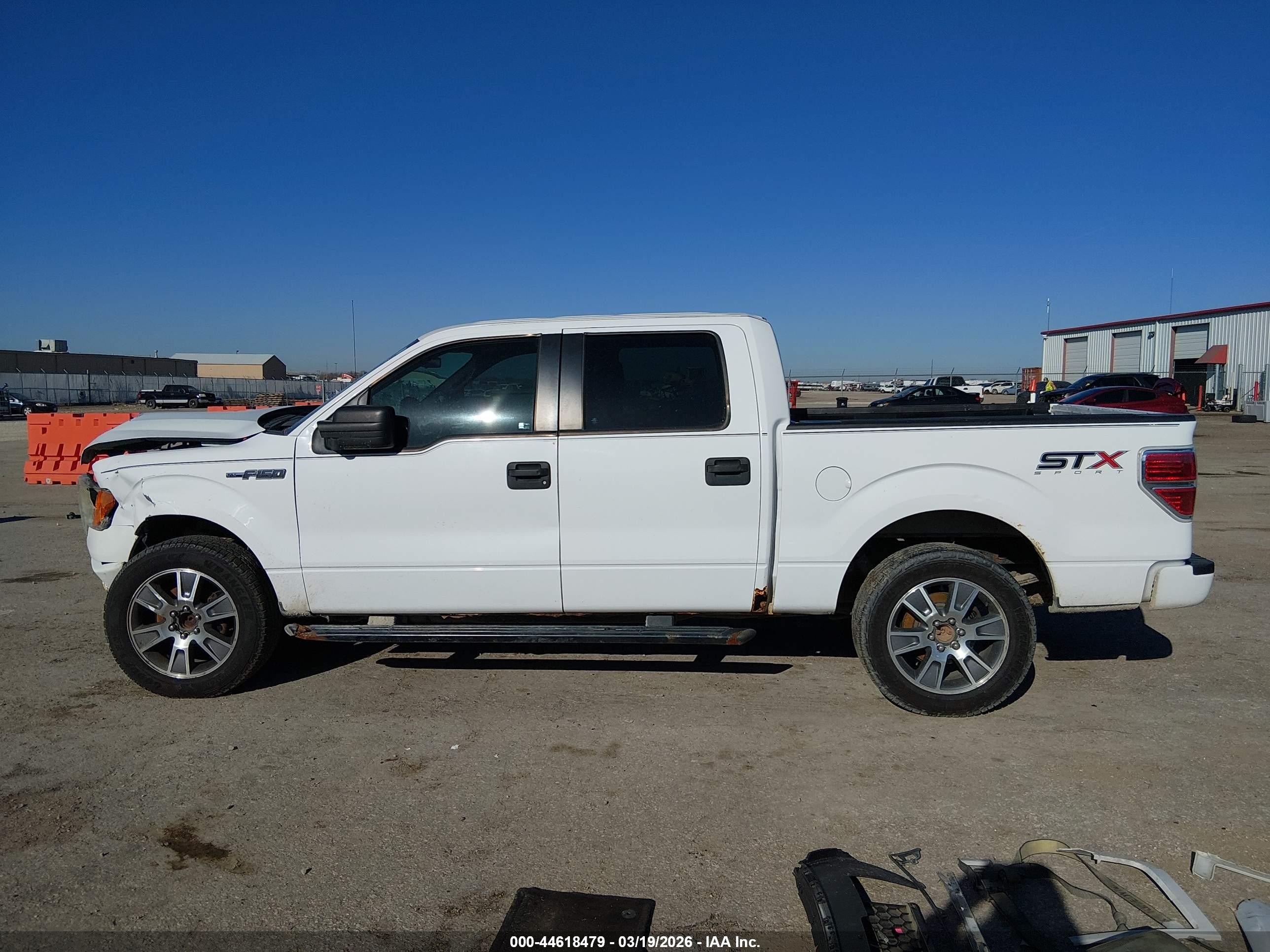 2014 Ford F-150 Stx White vin: 1FTFW1CF9EKG31131