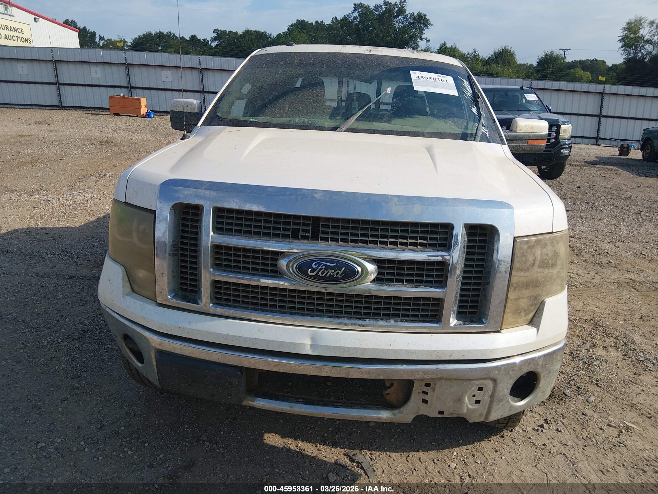 2012 Ford F-150 Lariat White vin: 1FTFW1CFXCFC55660