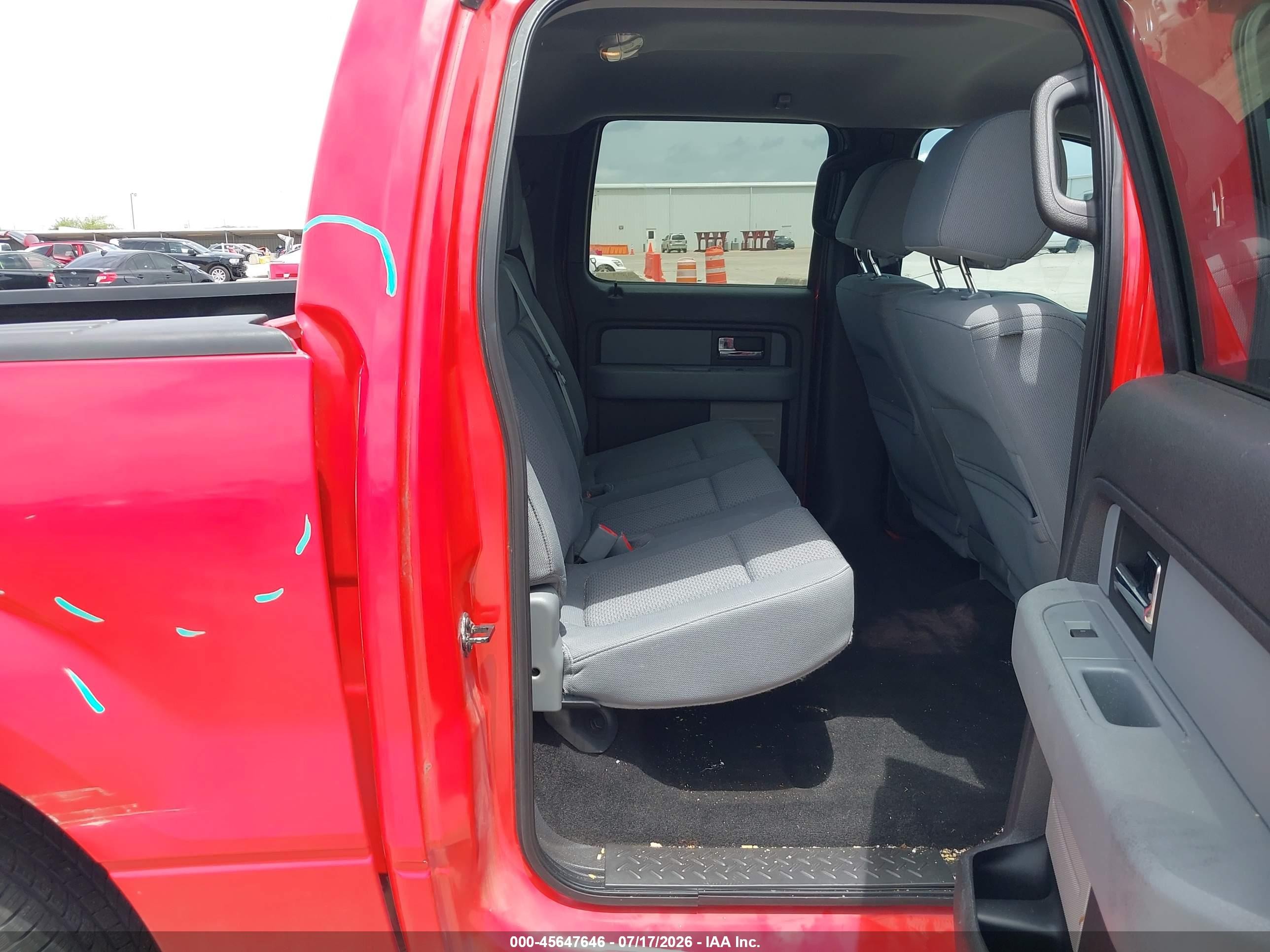 2012 Ford F-150 Xlt Red vin: 1FTFW1CFXCKD35807
