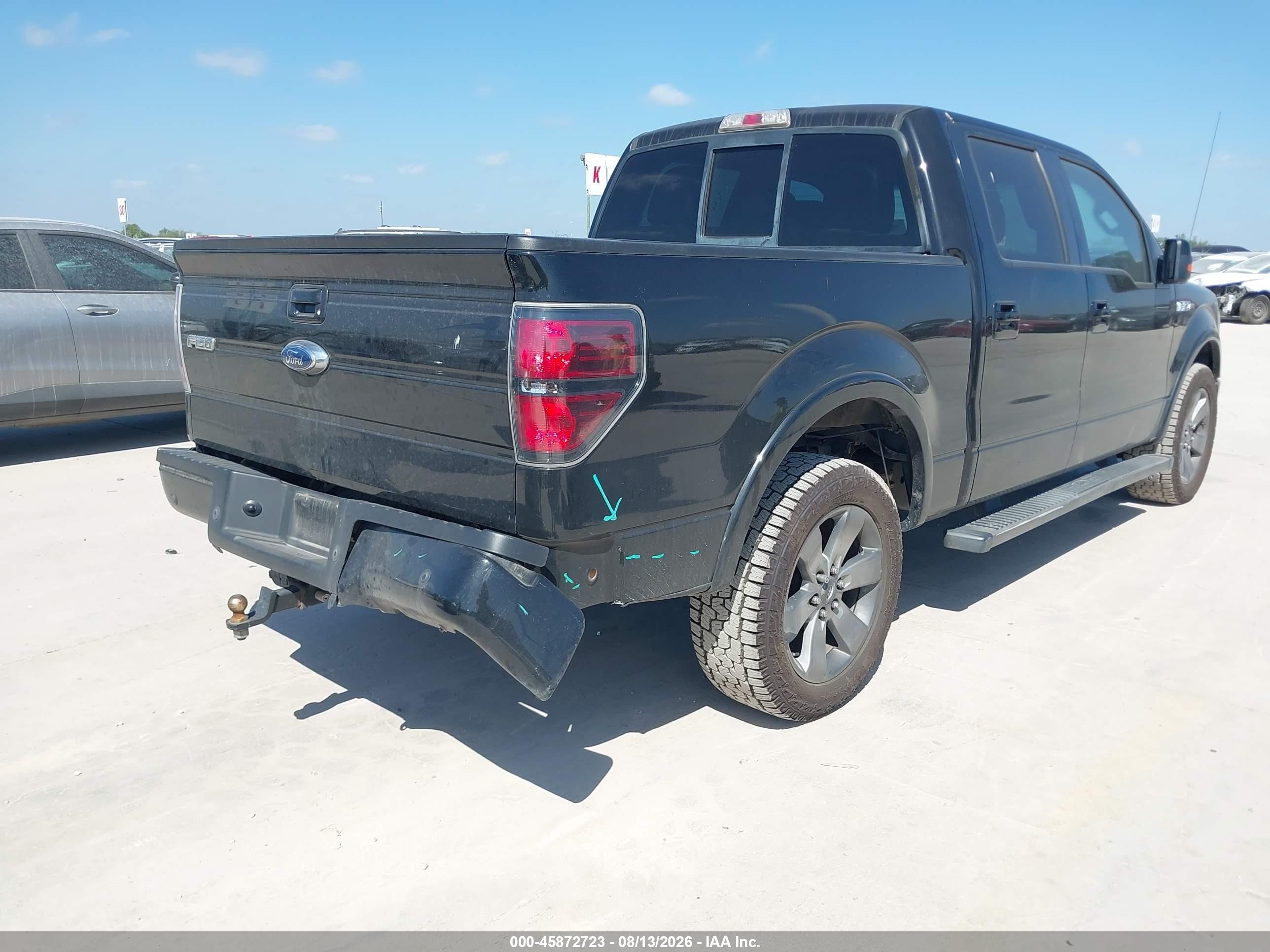 2012 Ford F-150 Fx2 Черный vin: 1FTFW1CFXCKE18332