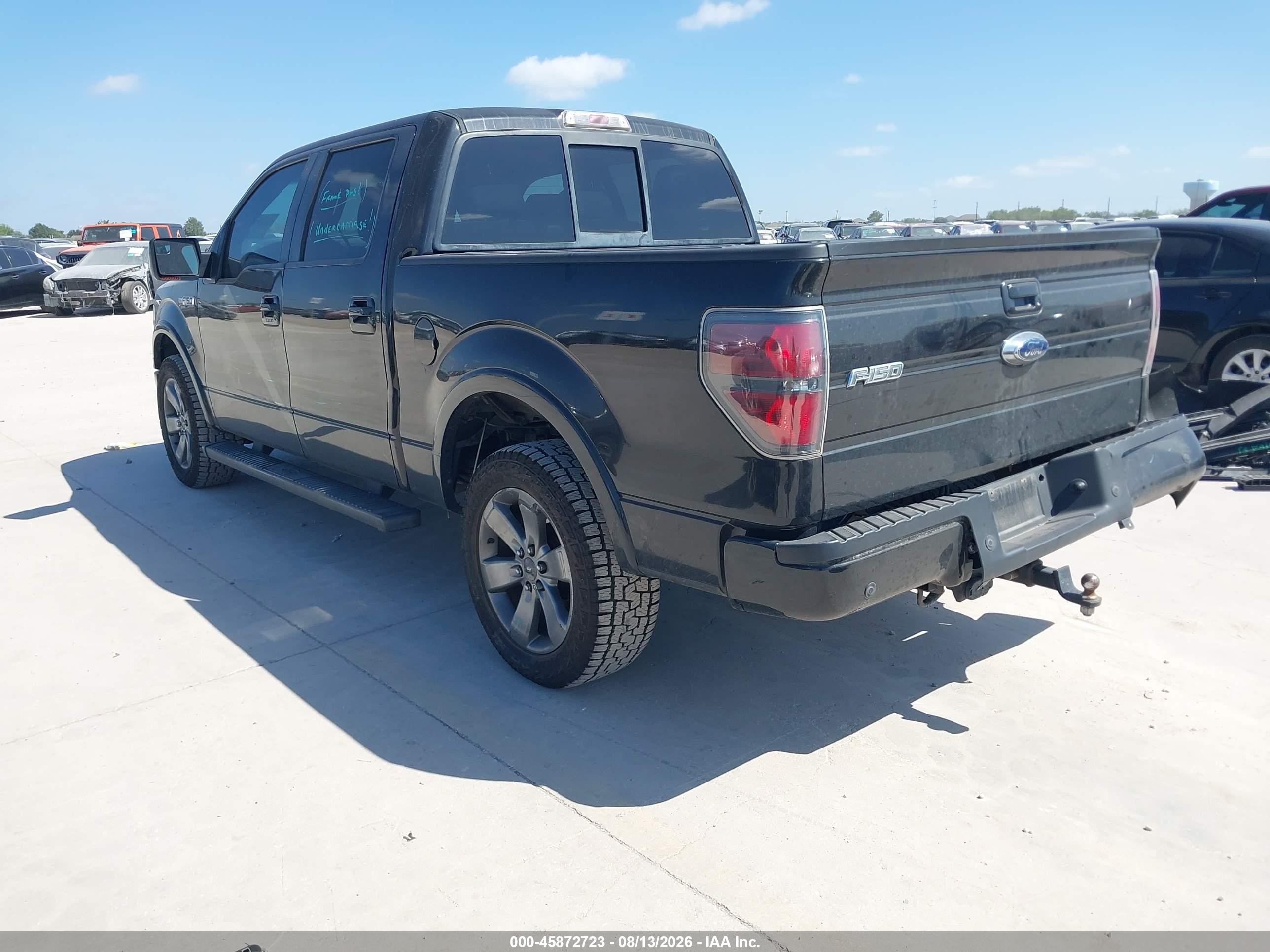2012 Ford F-150 Fx2 Черный vin: 1FTFW1CFXCKE18332