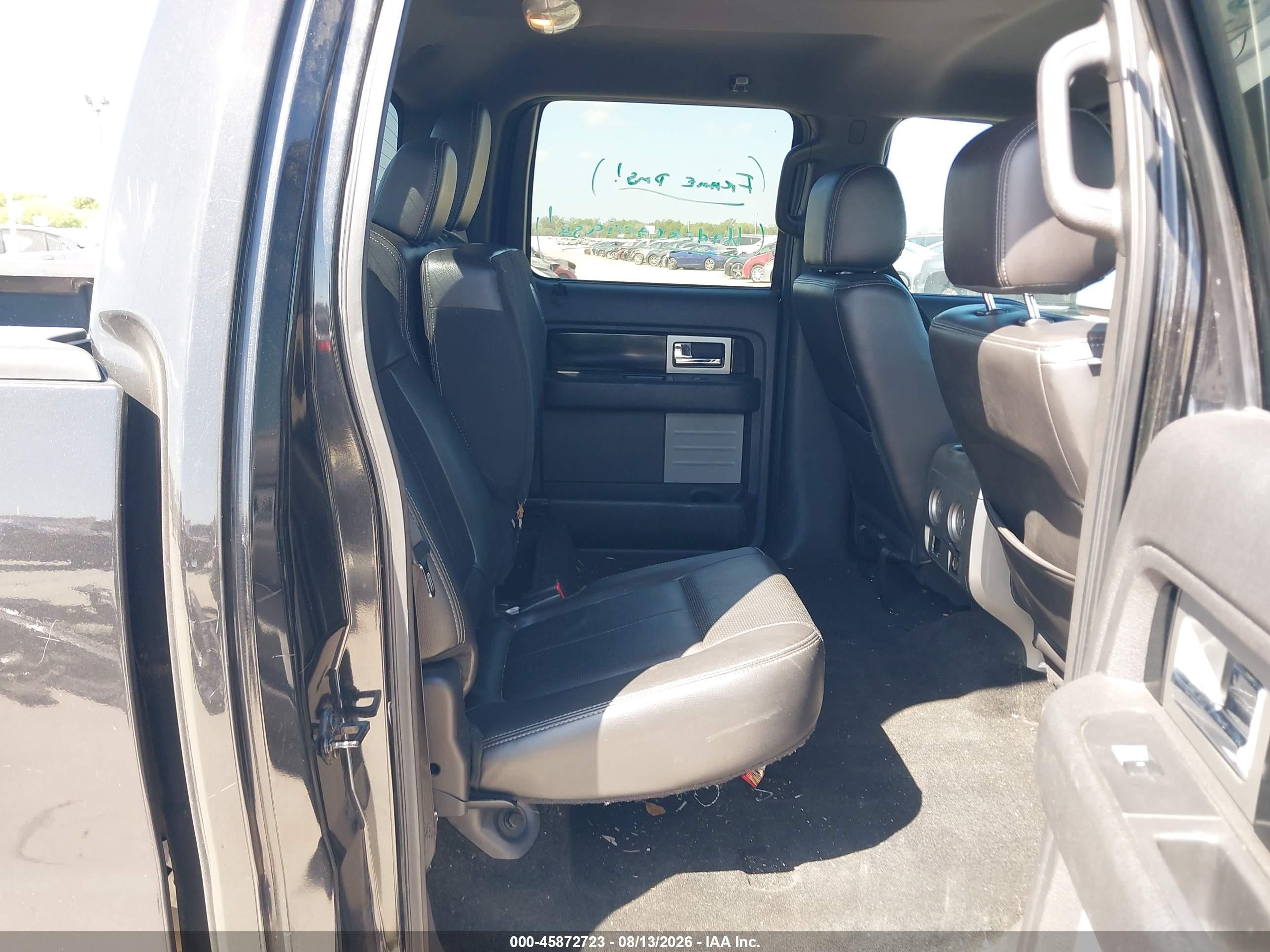 2012 Ford F-150 Fx2 Черный vin: 1FTFW1CFXCKE18332