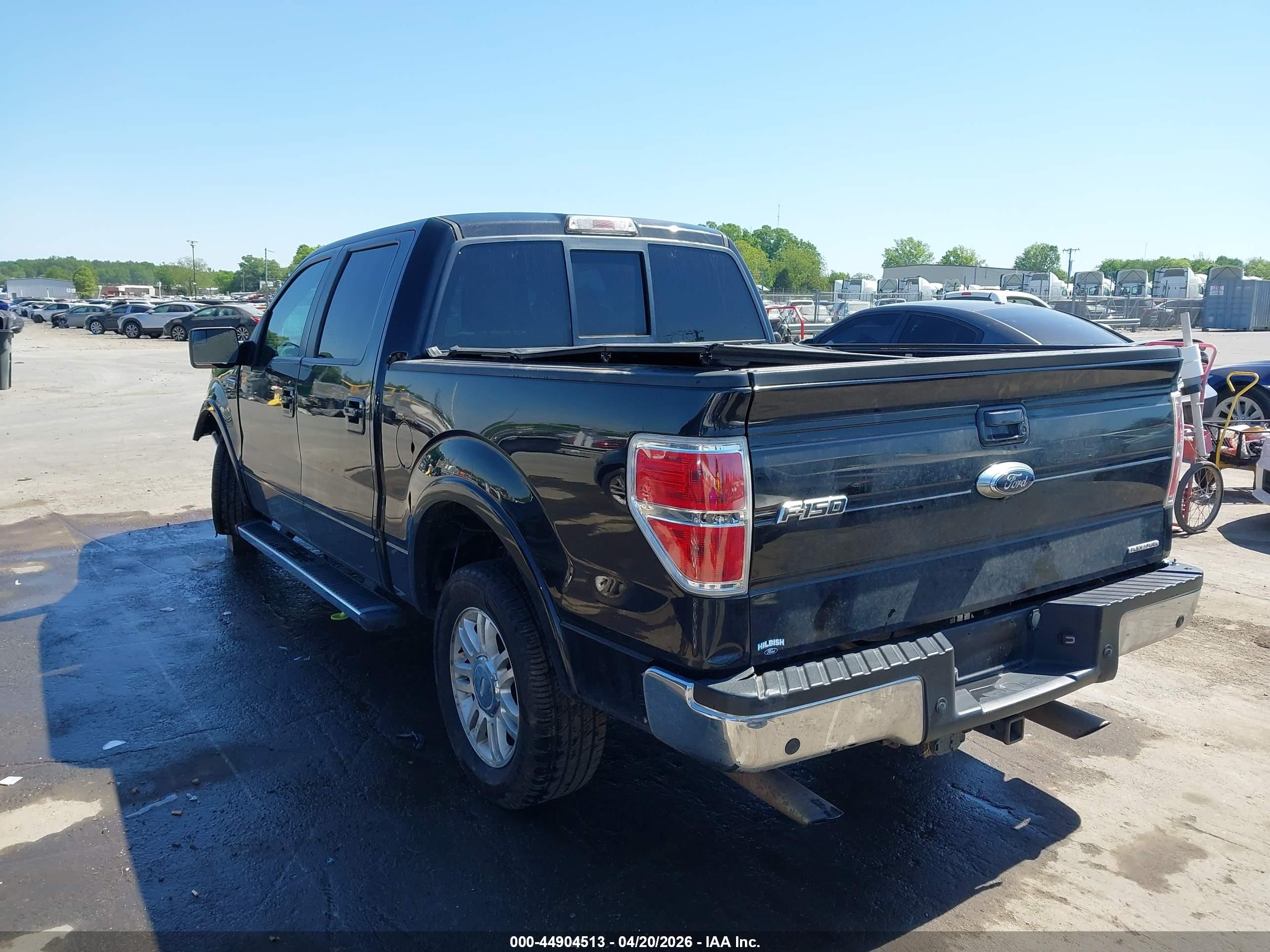 2013 Ford F-150 Lariat Черный vin: 1FTFW1CFXDFA73832