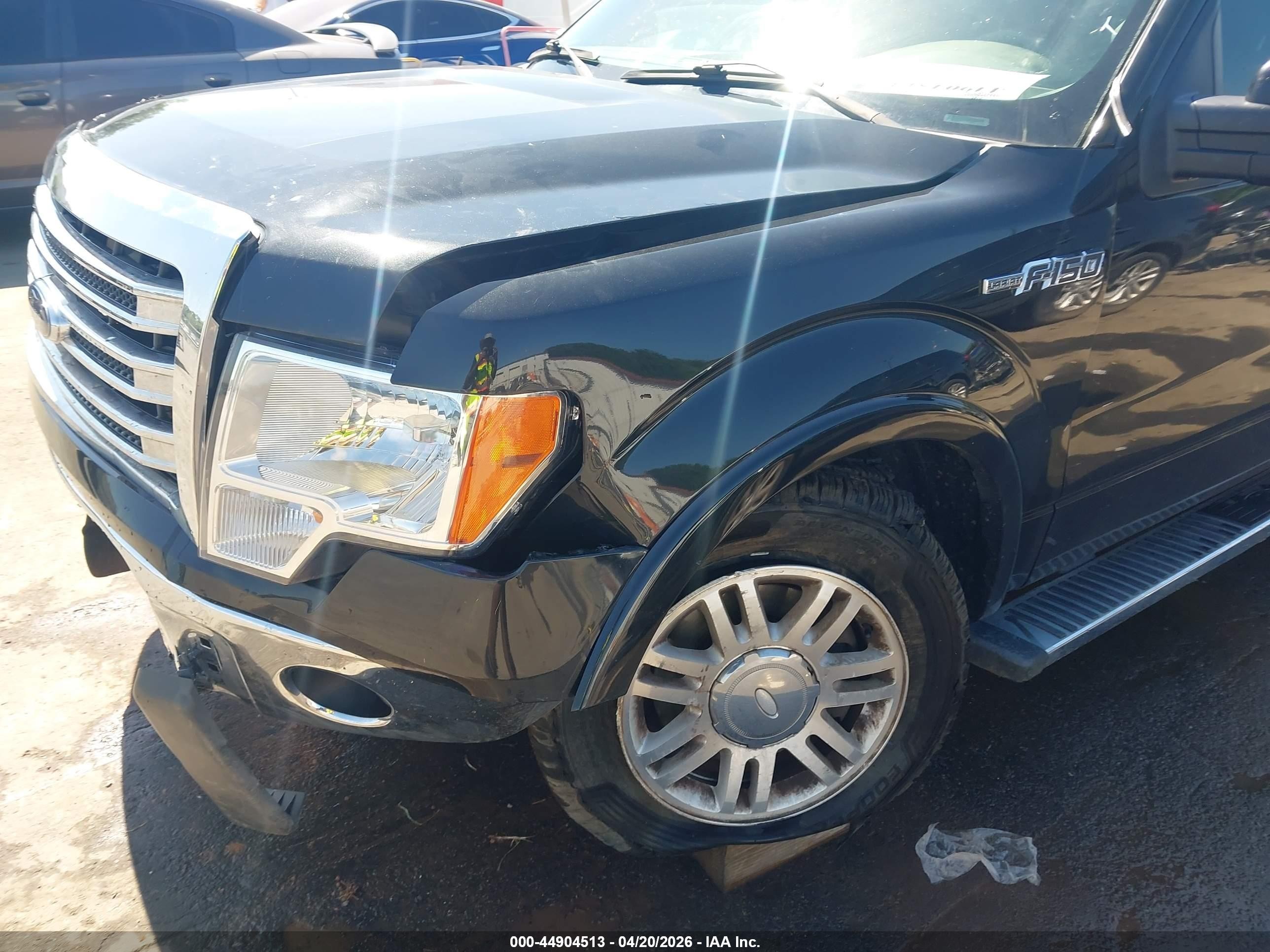 2013 Ford F-150 Lariat Черный vin: 1FTFW1CFXDFA73832