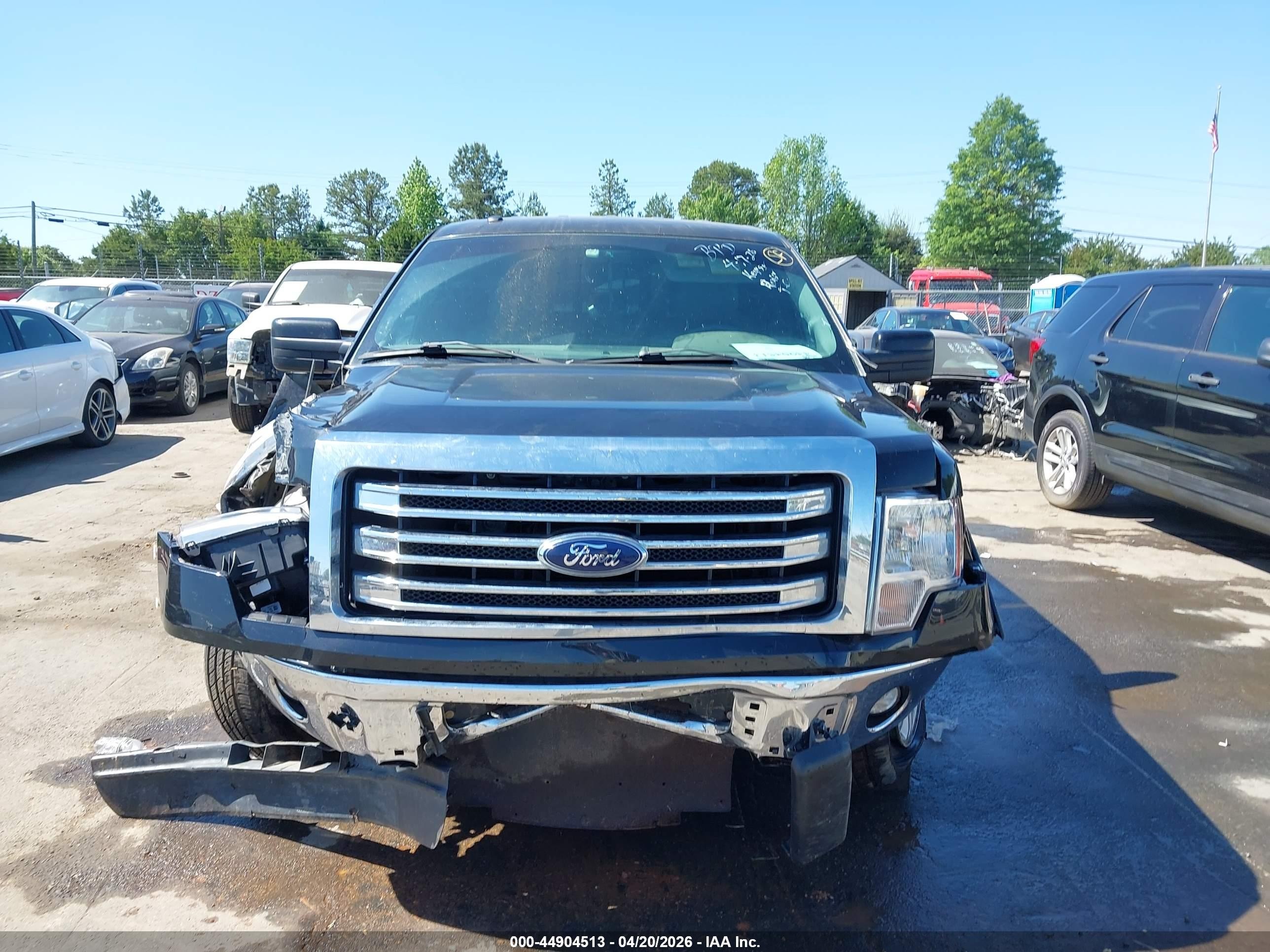 2013 Ford F-150 Lariat Черный vin: 1FTFW1CFXDFA73832