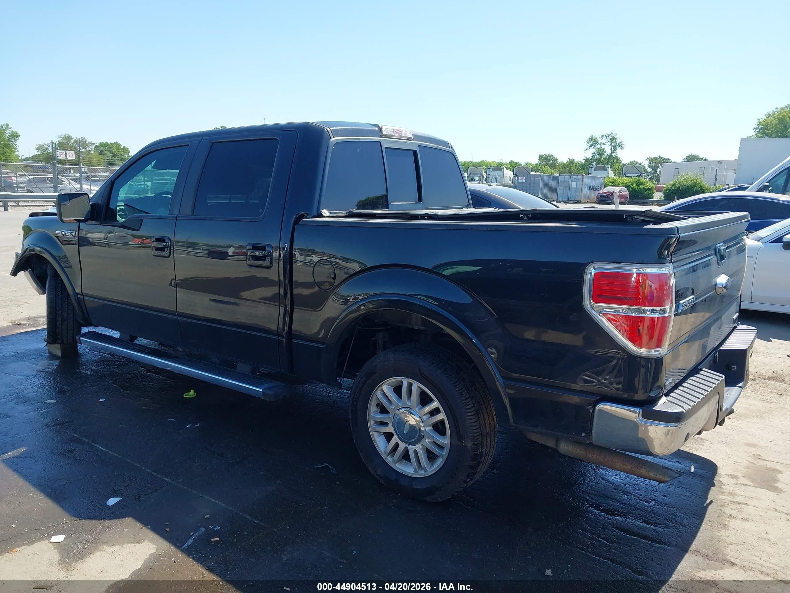 2013 Ford F-150 Lariat Черный vin: 1FTFW1CFXDFA73832