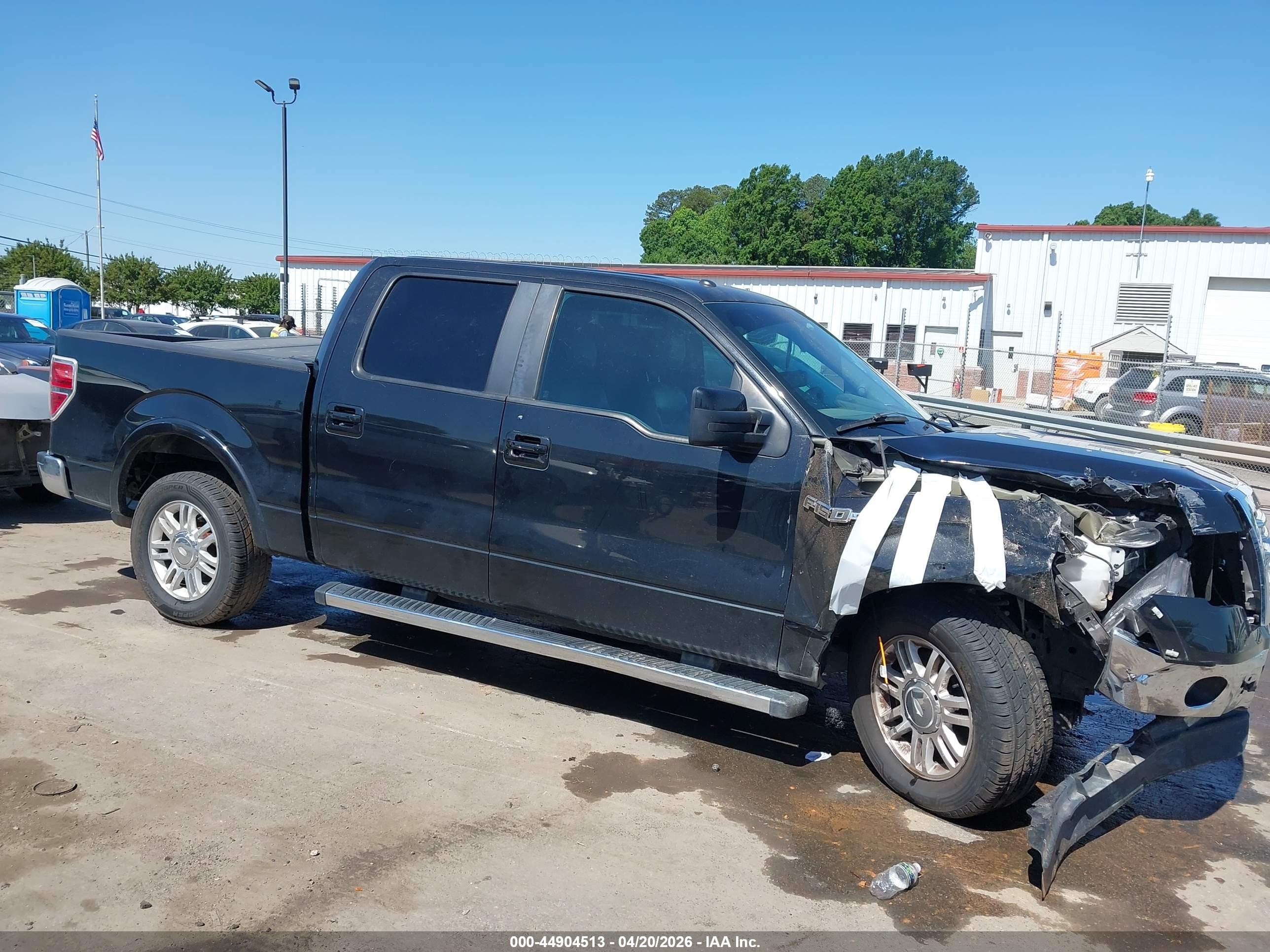 2013 Ford F-150 Lariat Черный vin: 1FTFW1CFXDFA73832