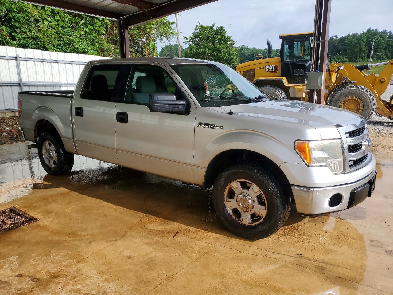 2013 Ford F150 Supercrew Silver vin: 1FTFW1CFXDFA93658