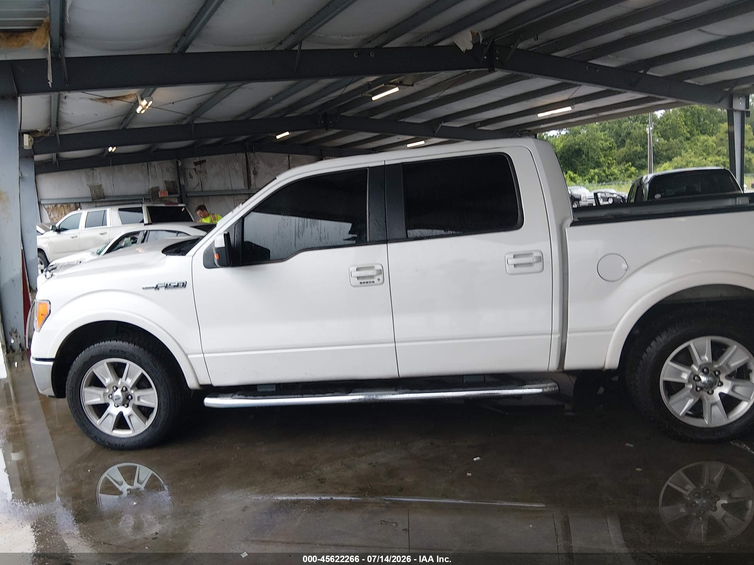 2013 Ford F-150 Lariat Белый vin: 1FTFW1CFXDFC77031