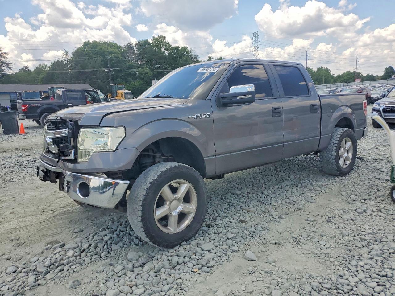 2013 Ford F150 Supercrew Gray vin: 1FTFW1CFXDFD31606