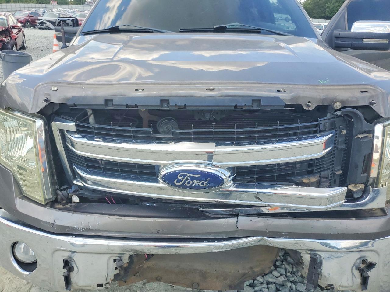 2013 Ford F150 Supercrew Gray vin: 1FTFW1CFXDFD31606