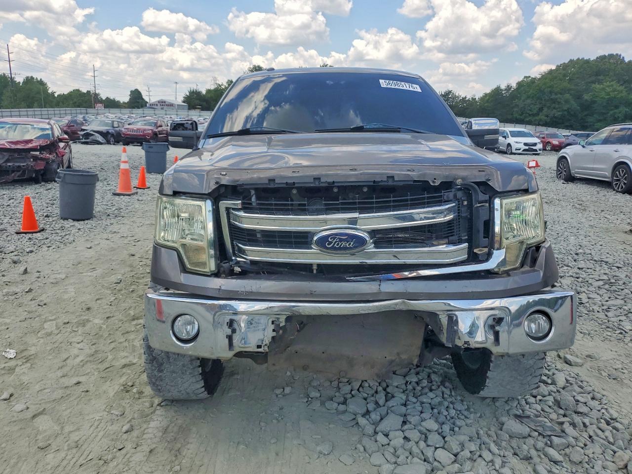 2013 Ford F150 Supercrew Gray vin: 1FTFW1CFXDFD31606