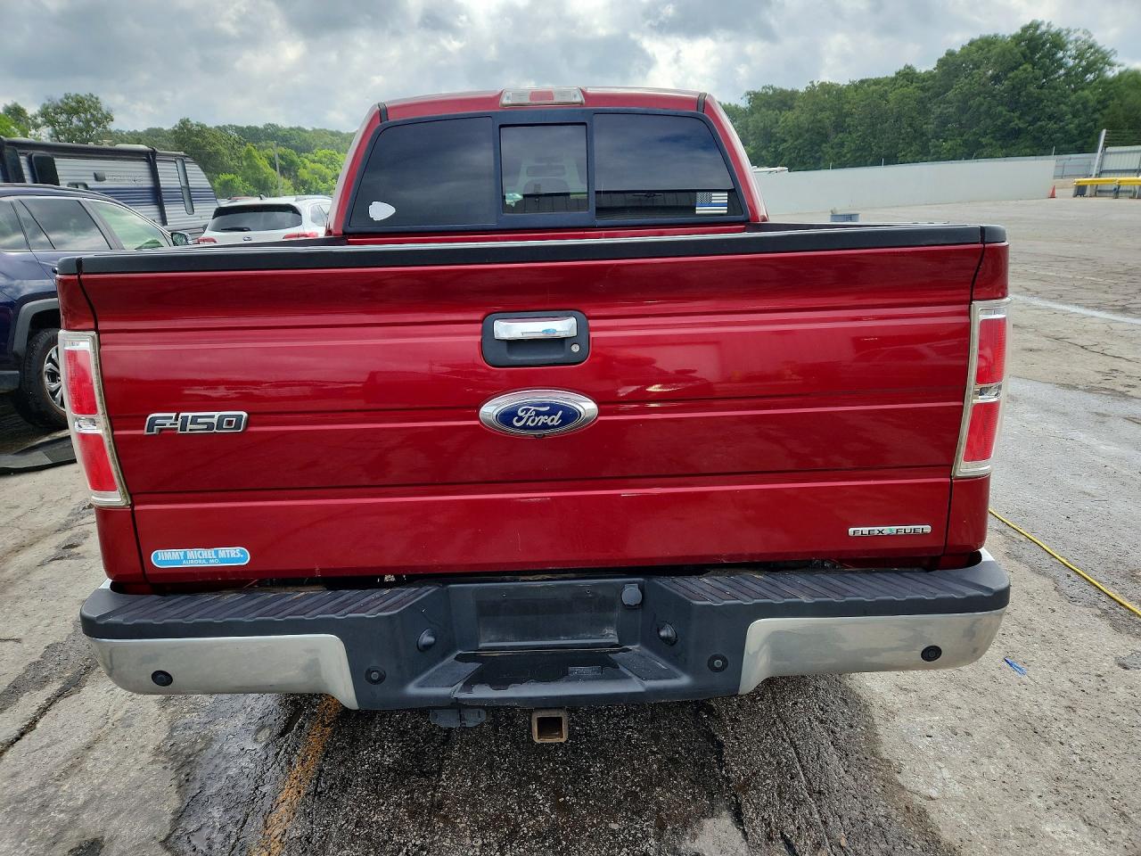 2013 Ford F150 Supercrew Red vin: 1FTFW1CFXDFE04344