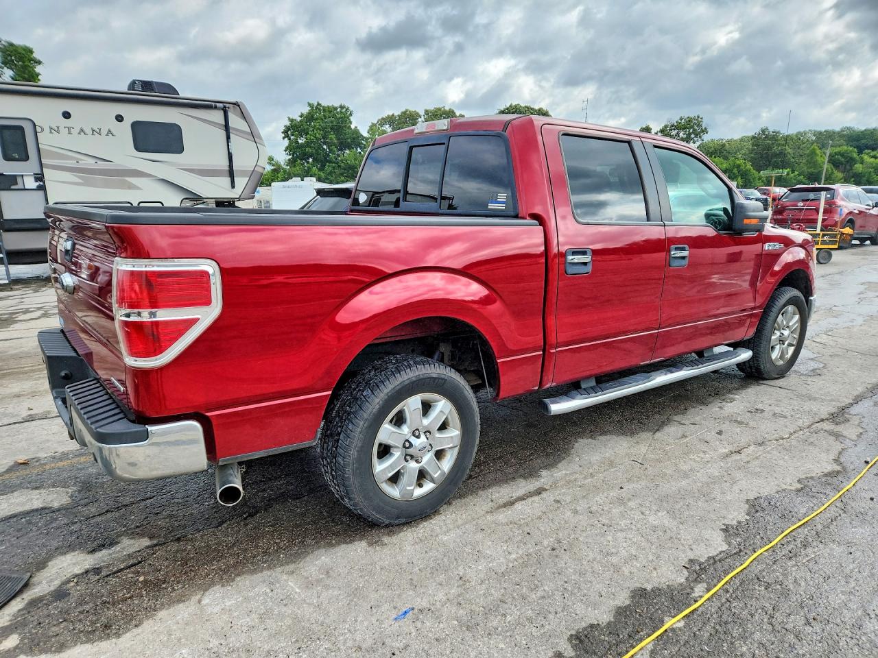 2013 Ford F150 Supercrew Red vin: 1FTFW1CFXDFE04344