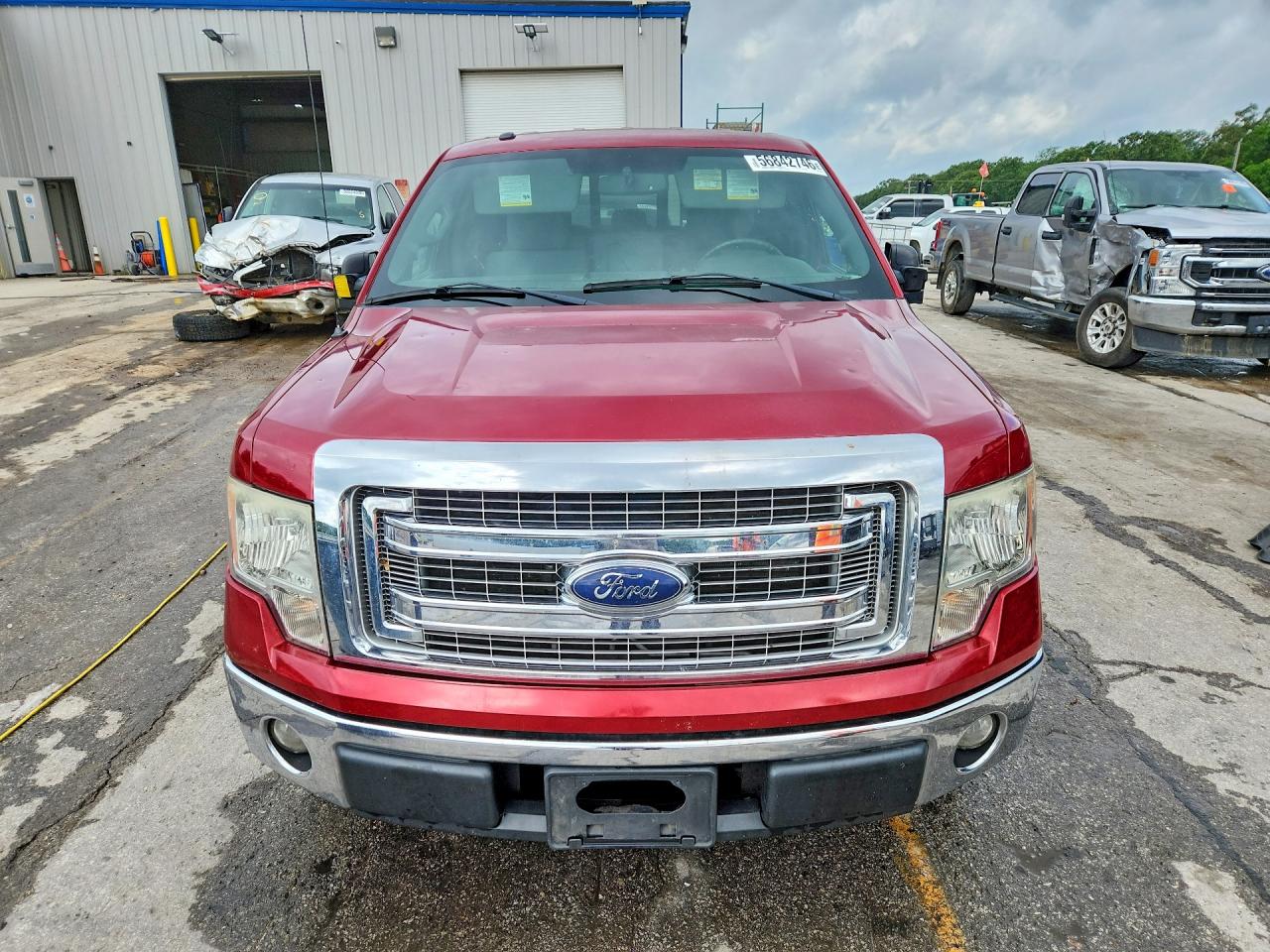 2013 Ford F150 Supercrew Red vin: 1FTFW1CFXDFE04344