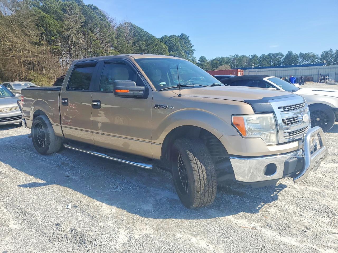 2013 Ford F150 Supercrew Tan vin: 1FTFW1CFXDKD12514