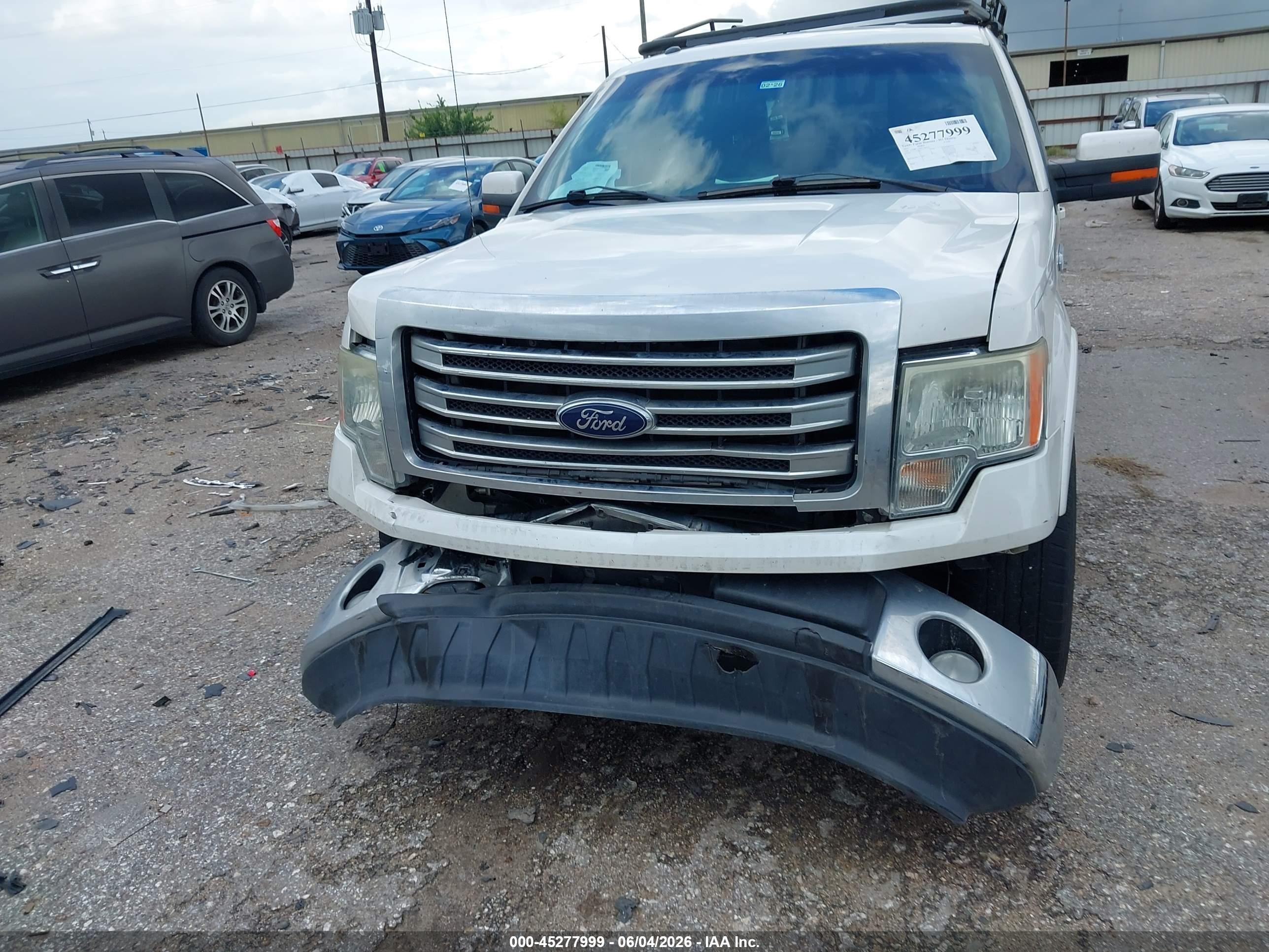 2013 Ford F-150 Lariat White vin: 1FTFW1CFXDKE86454