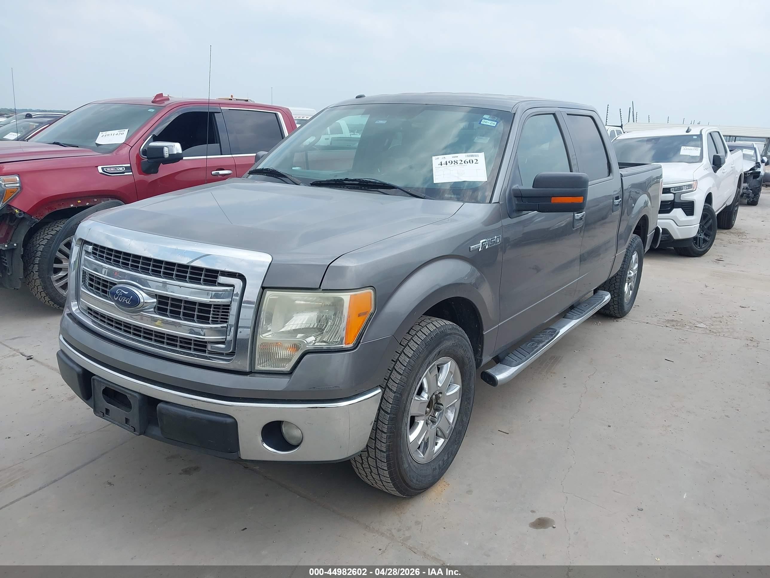 2013 Ford F-150 Xlt Gray vin: 1FTFW1CFXDKG06236