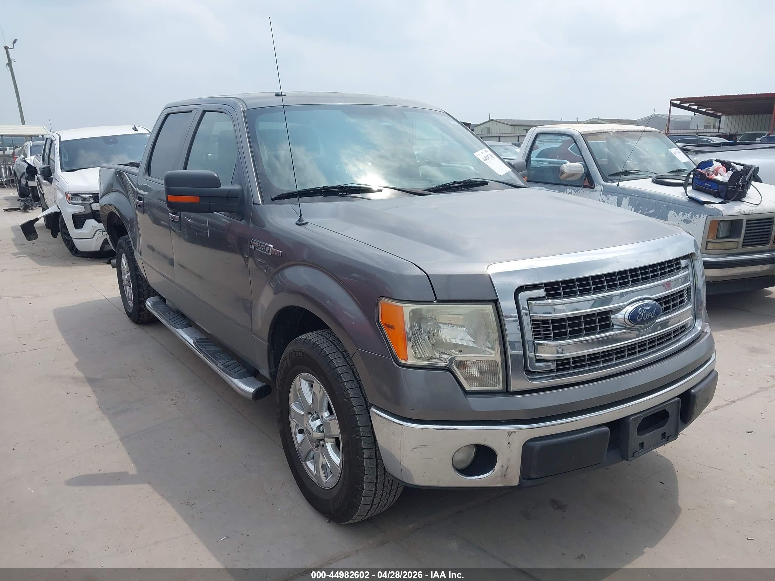 2013 Ford F-150 Xlt Gray vin: 1FTFW1CFXDKG06236