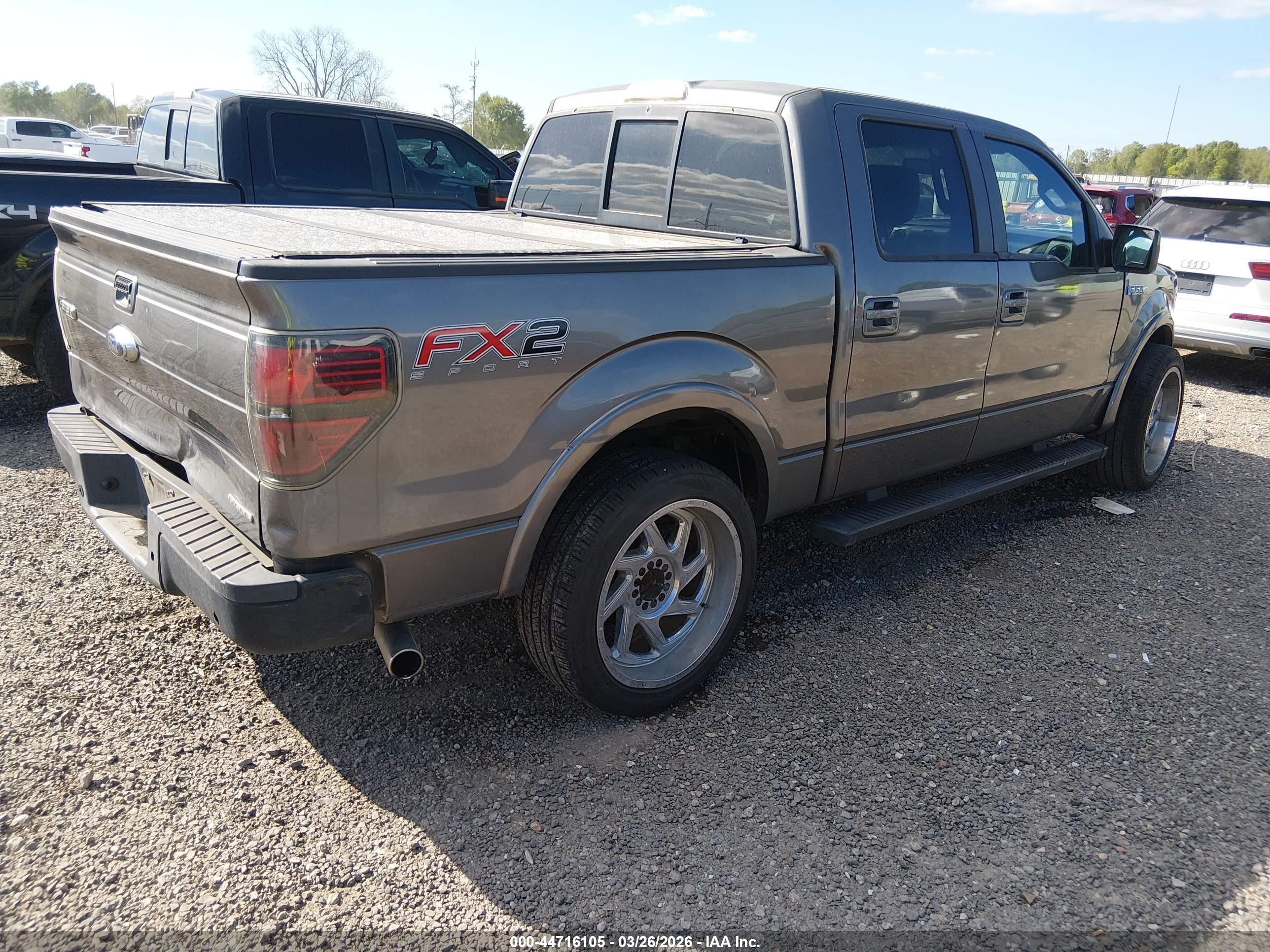 2014 Ford F-150 Fx2 Gray vin: 1FTFW1CFXEFA05158