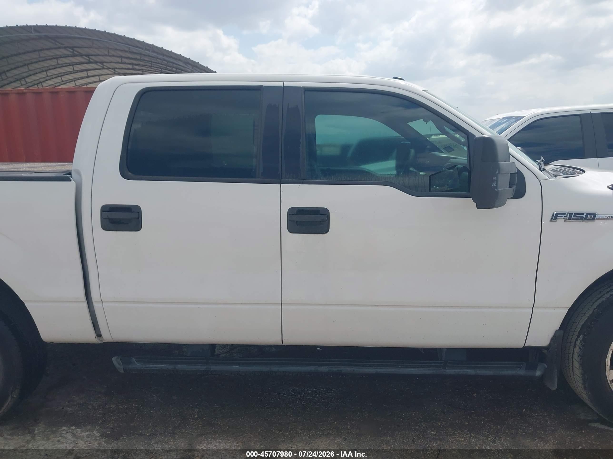 2014 Ford F-150 Stx White vin: 1FTFW1CFXEFA27984