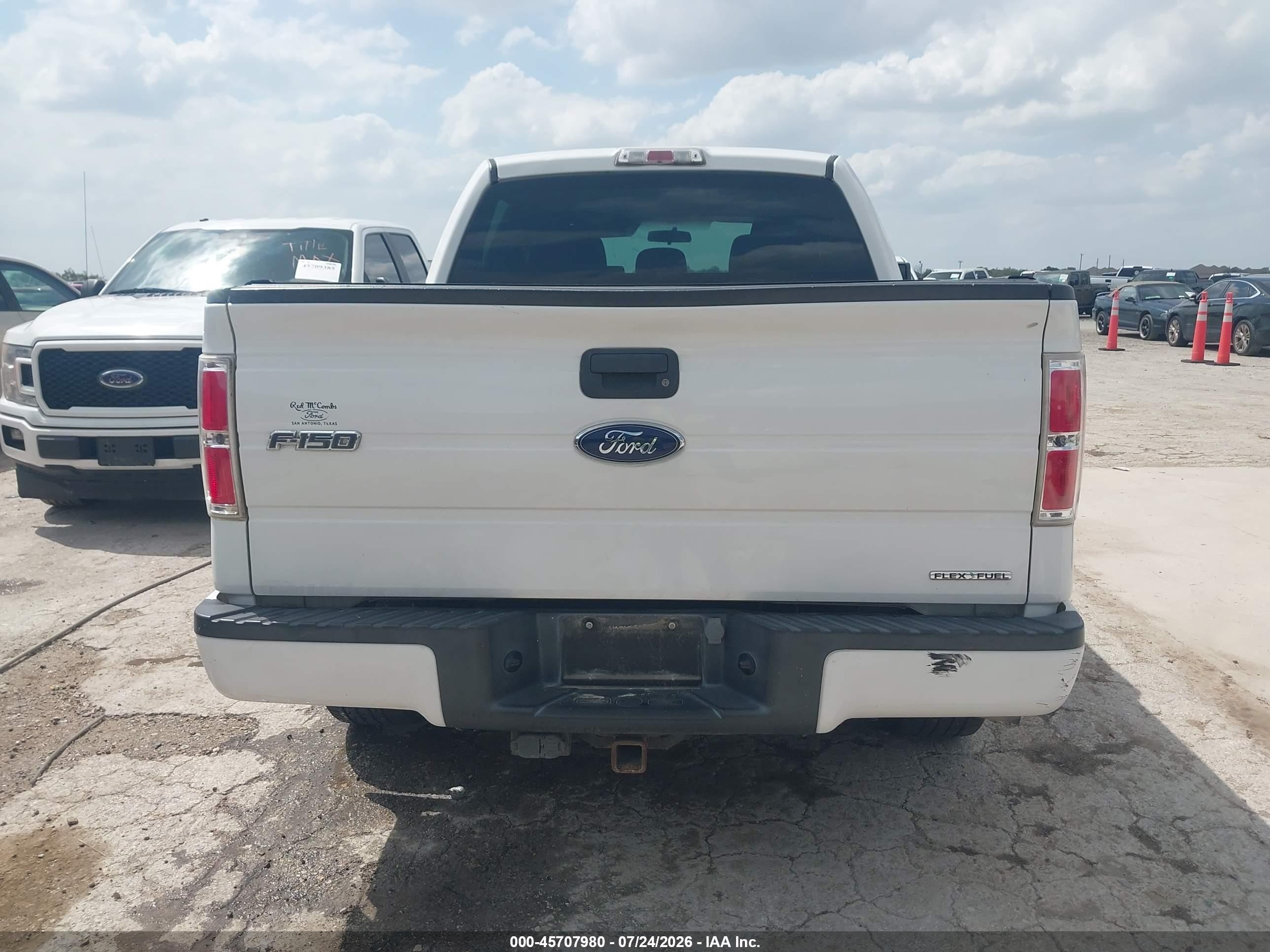 2014 Ford F-150 Stx White vin: 1FTFW1CFXEFA27984