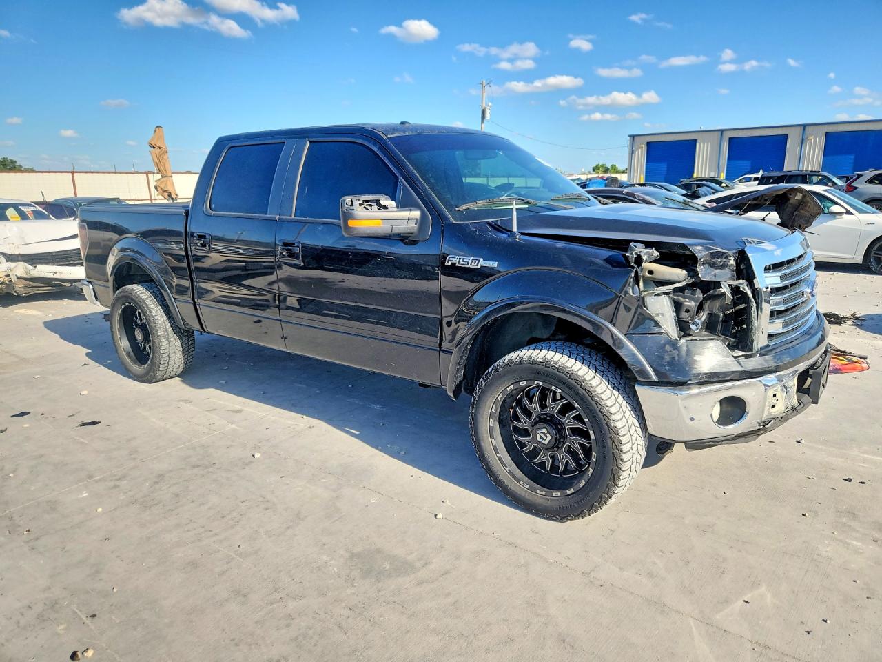 2014 Ford F150 Supercrew Black vin: 1FTFW1CFXEFA69670