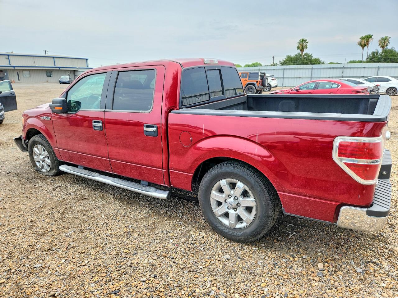 2014 Ford F150 Supercrew Burgundy vin: 1FTFW1CFXEFB46425