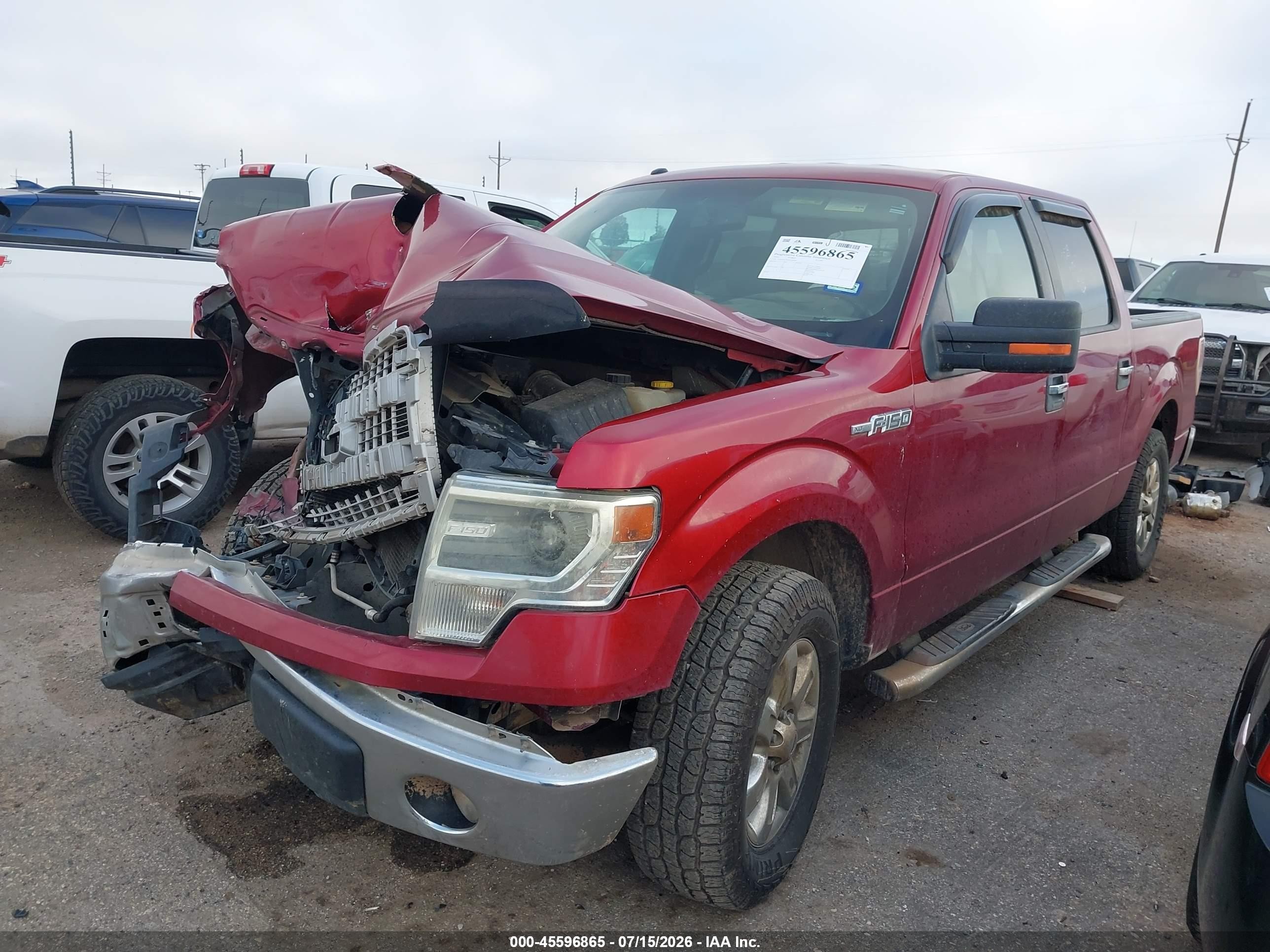 2014 Ford F-150 Xlt Maroon vin: 1FTFW1CFXEFC84661