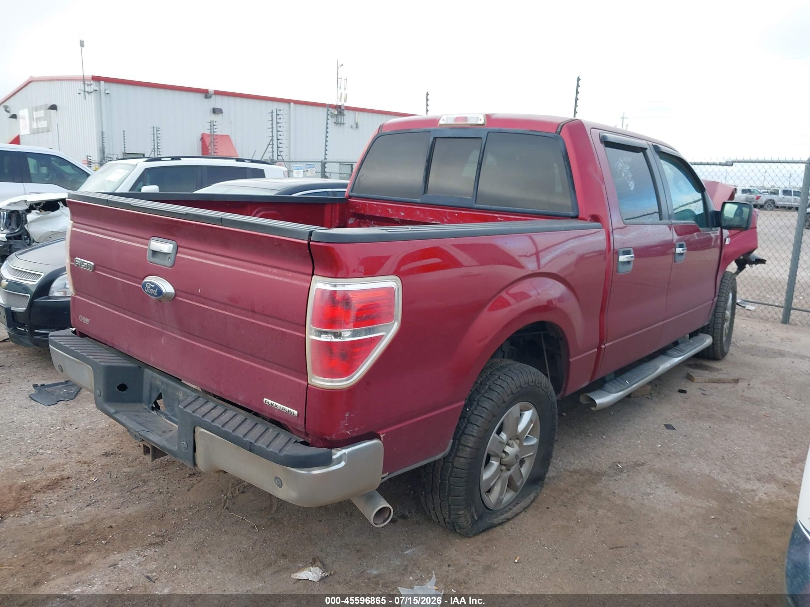 2014 Ford F-150 Xlt Maroon vin: 1FTFW1CFXEFC84661