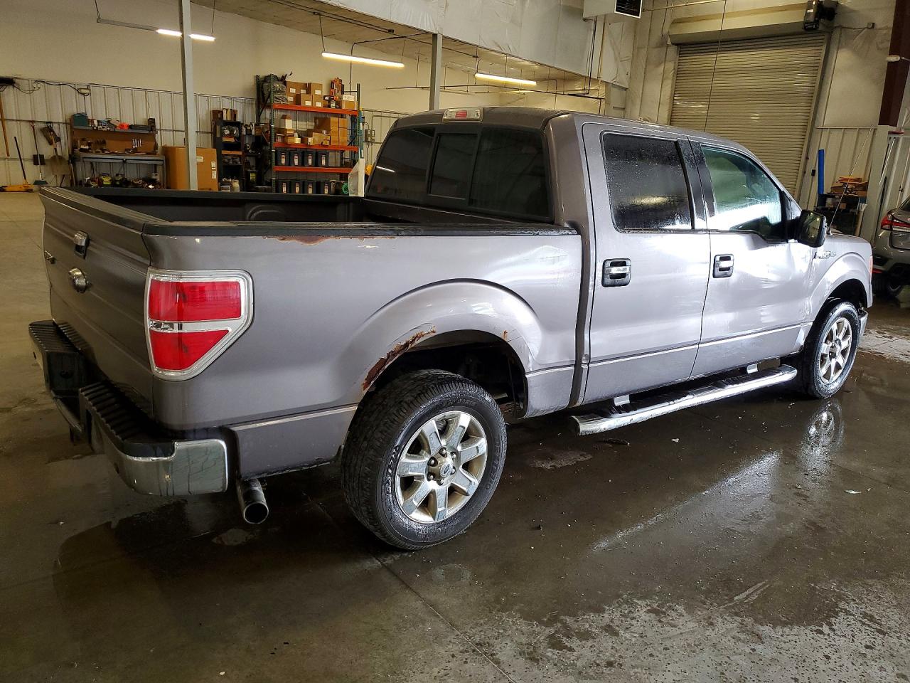 2014 Ford F150 Supercrew Gray vin: 1FTFW1CFXEKG20316